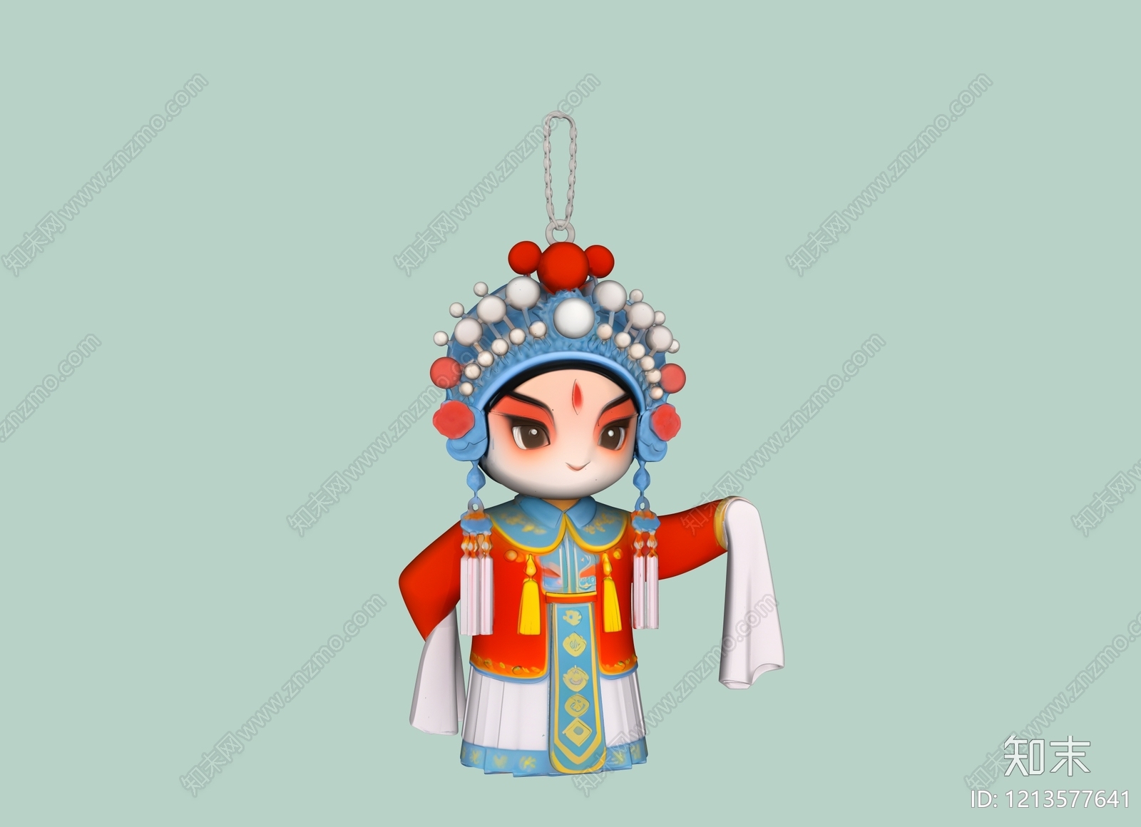 新中式挂件SU模型下载【ID:1213577641】