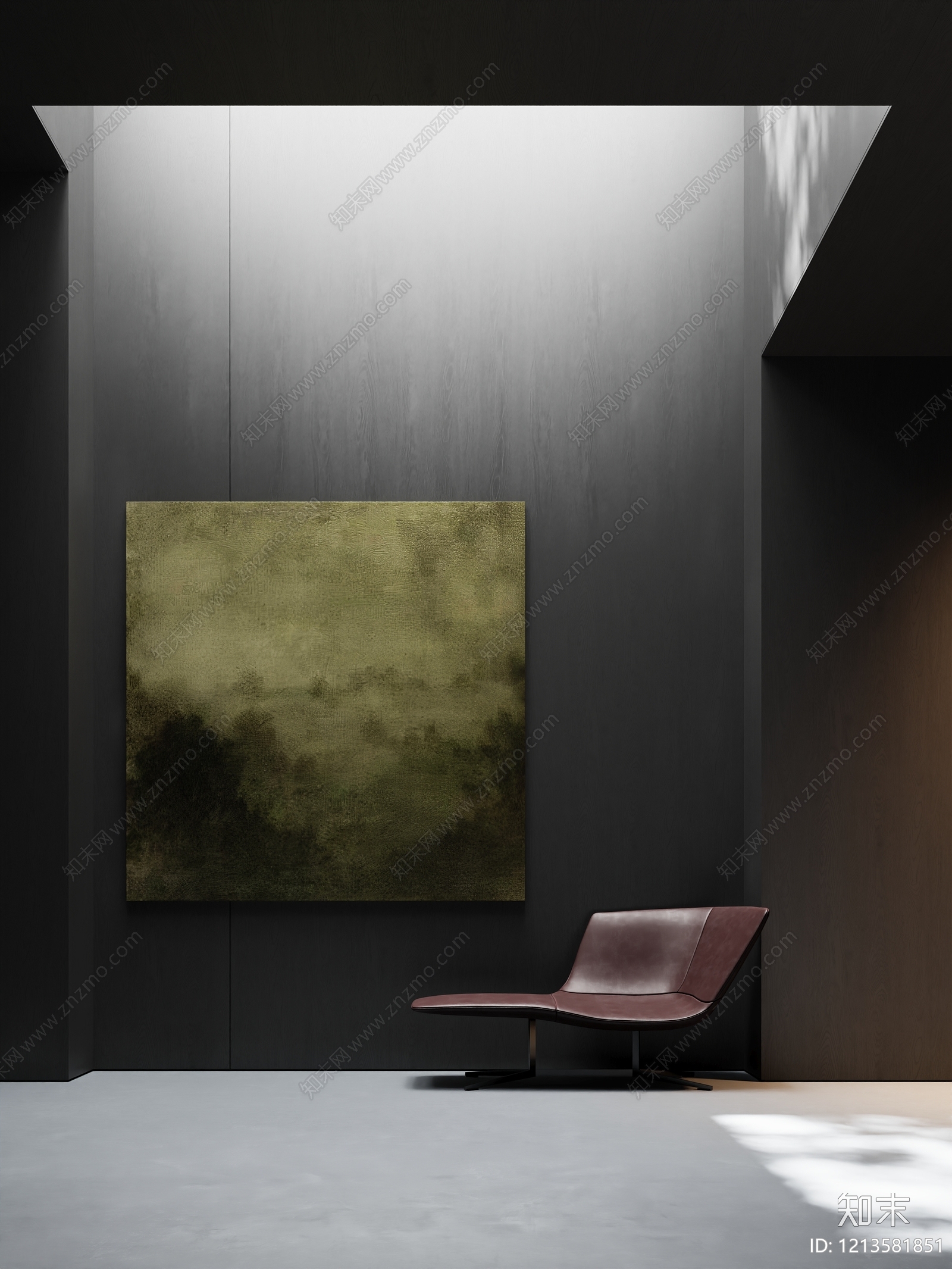极简挂画3D模型下载【ID:1213581851】
