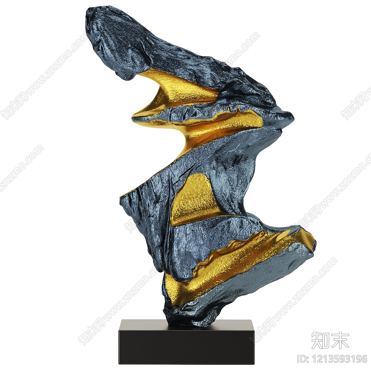 现代艺术雕塑雕塑摆件SU模型下载【ID:1213593196】