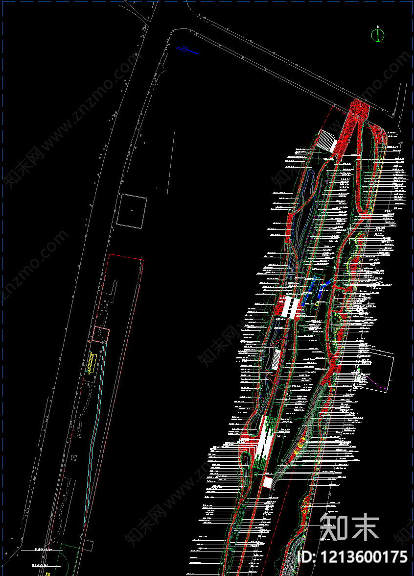滨水公园施工图下载【ID:1213600175】