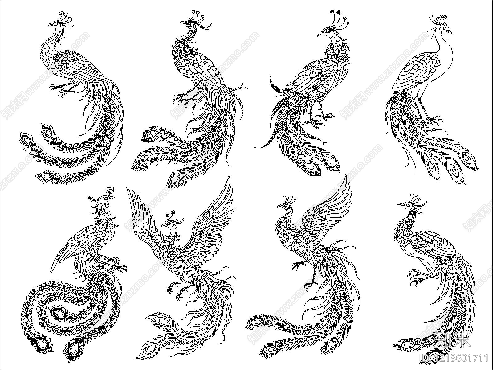 中式动物施工图下载【ID:1213601711】