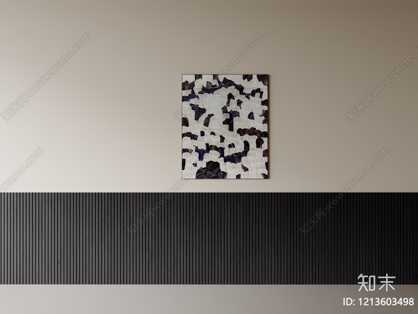 现代背景墙SU模型下载【ID:1213603498】