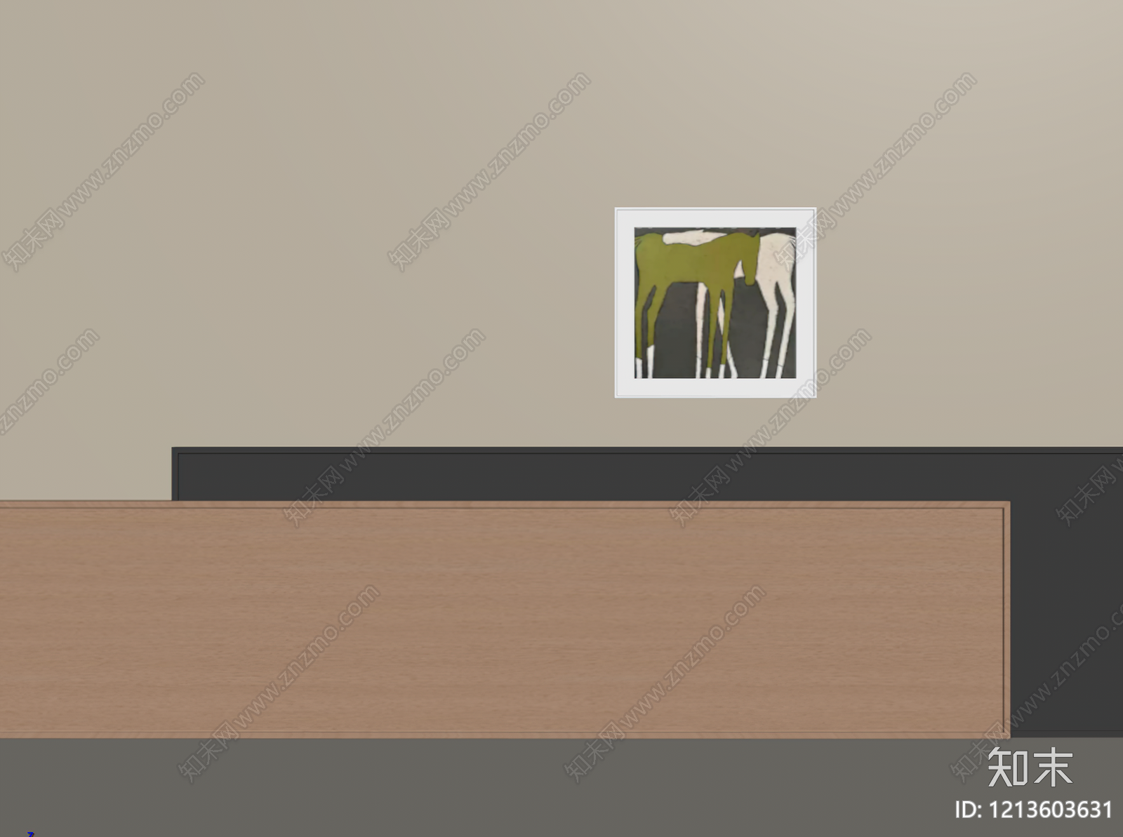 现代背景墙SU模型下载【ID:1213603631】