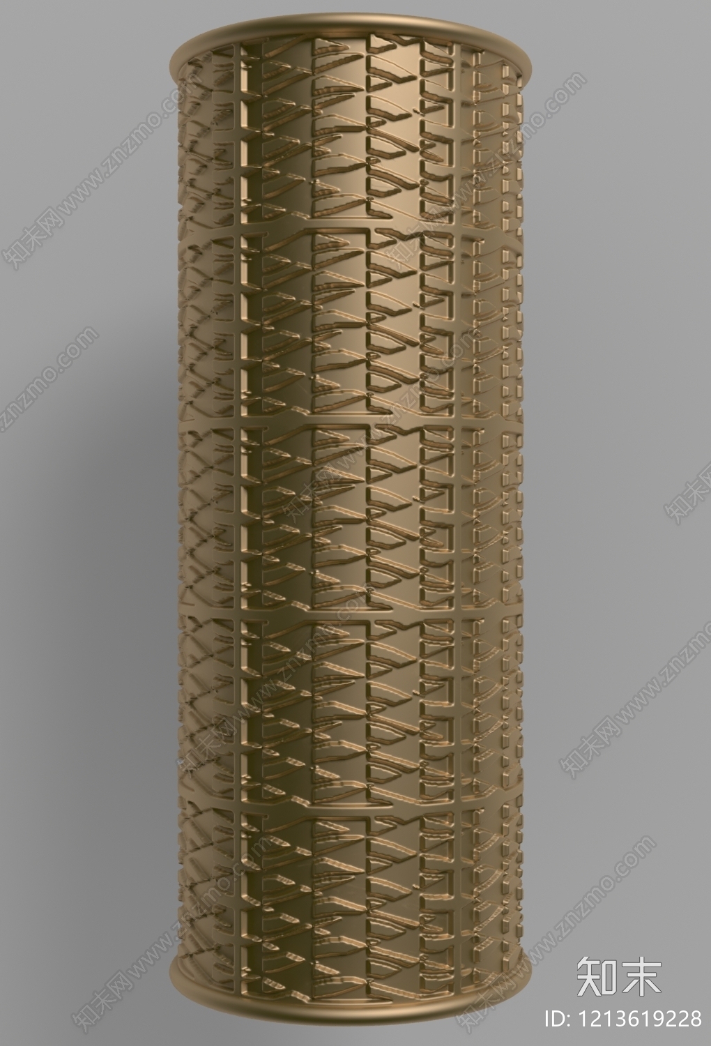 新中式柱子3D模型下载【ID:1213619228】