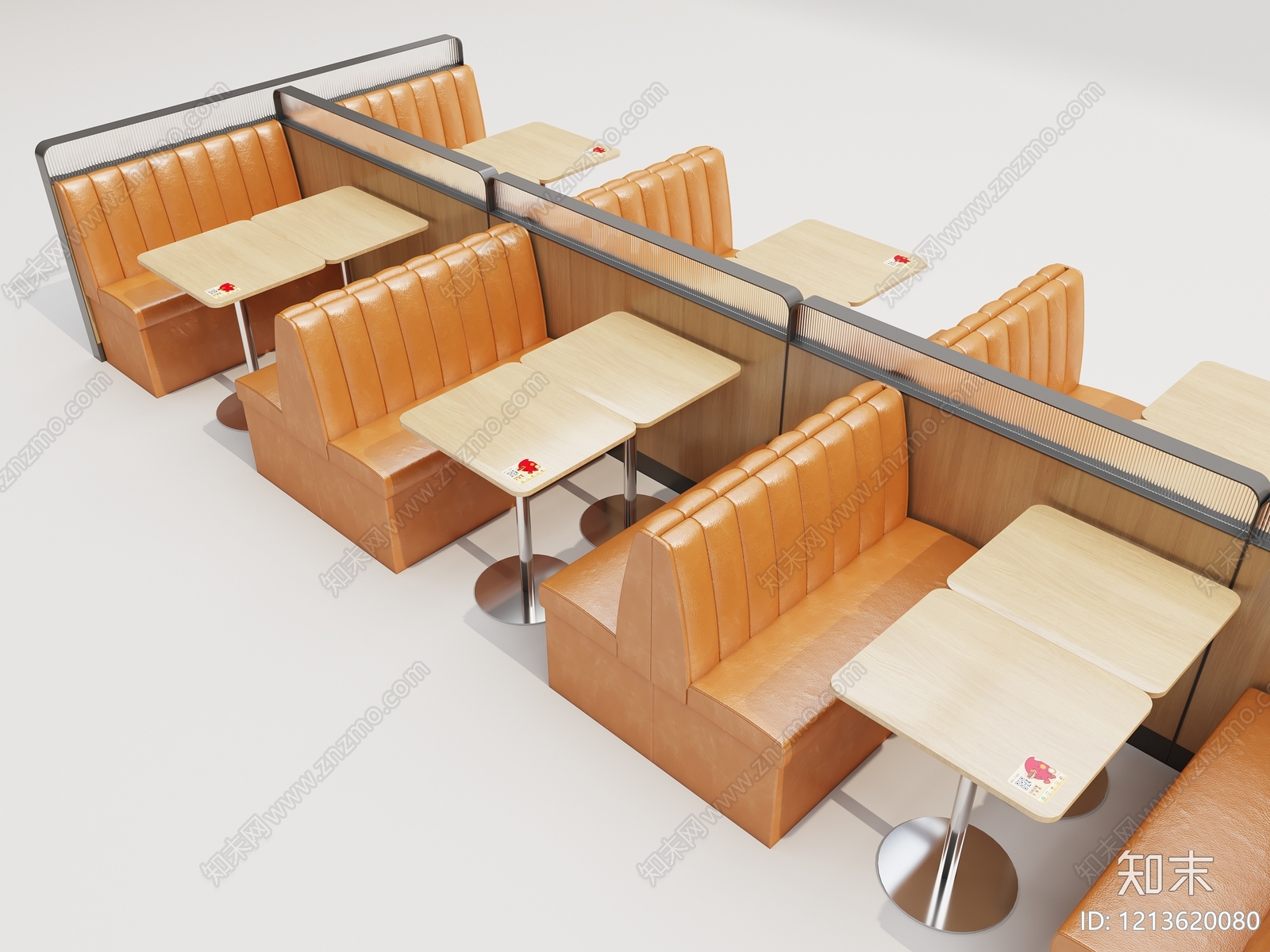 现代简约卡座沙发3D模型下载【ID:1213620080】