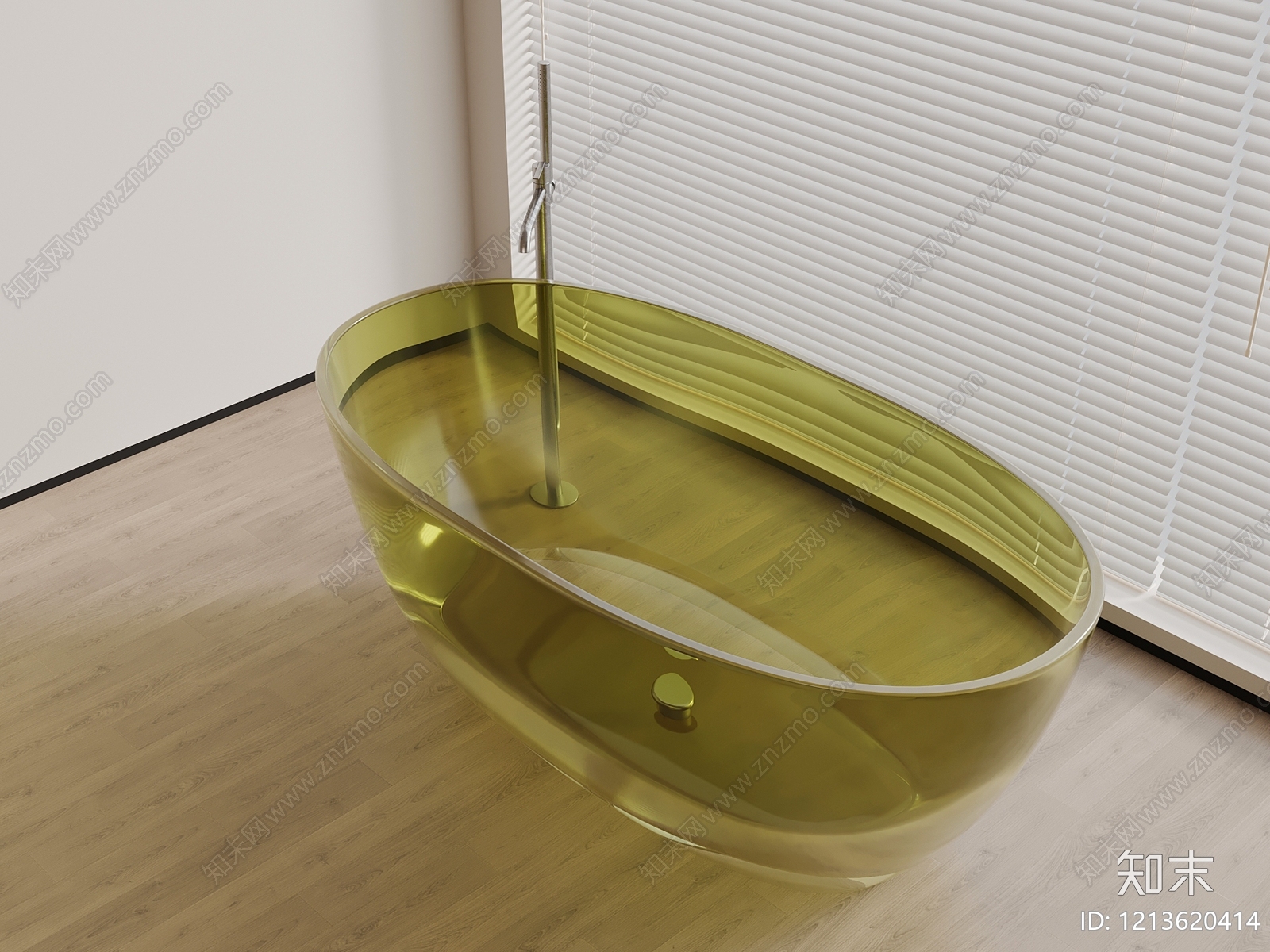 极简浴缸3D模型下载【ID:1213620414】