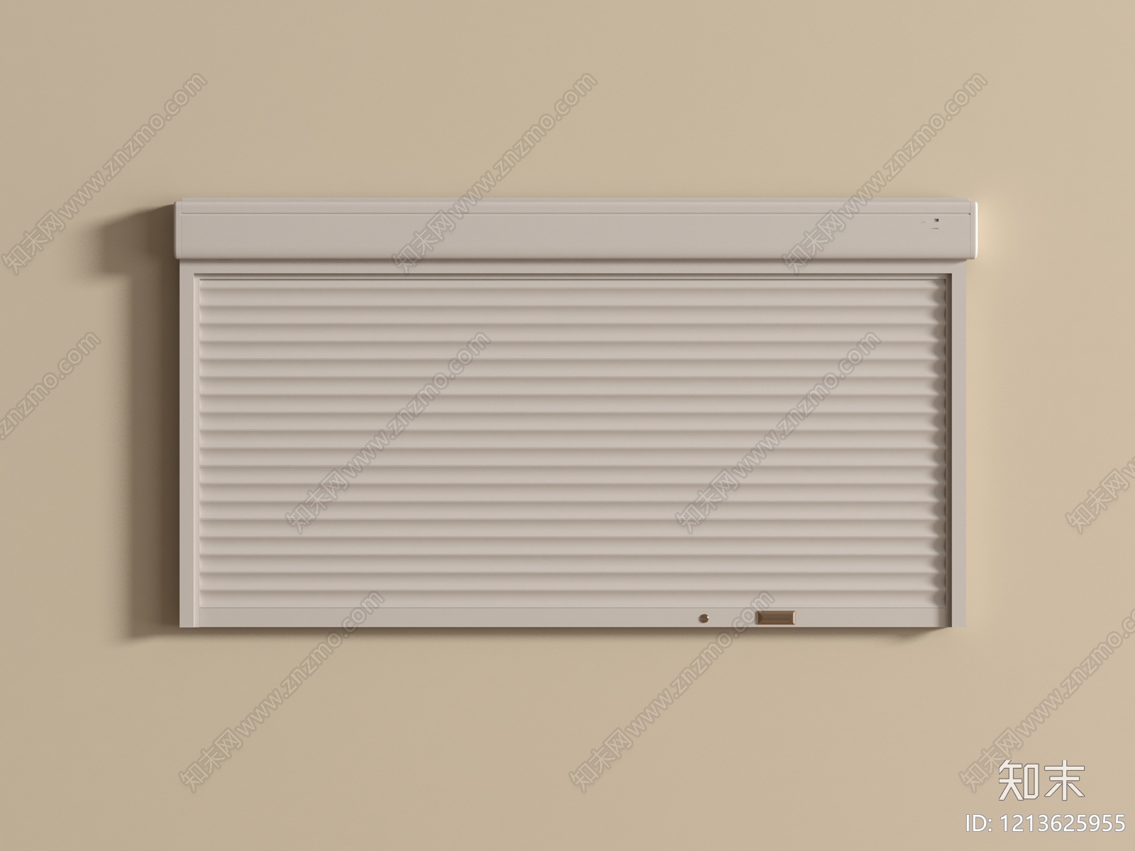 奶油风卷帘门3D模型下载【ID:1213625955】