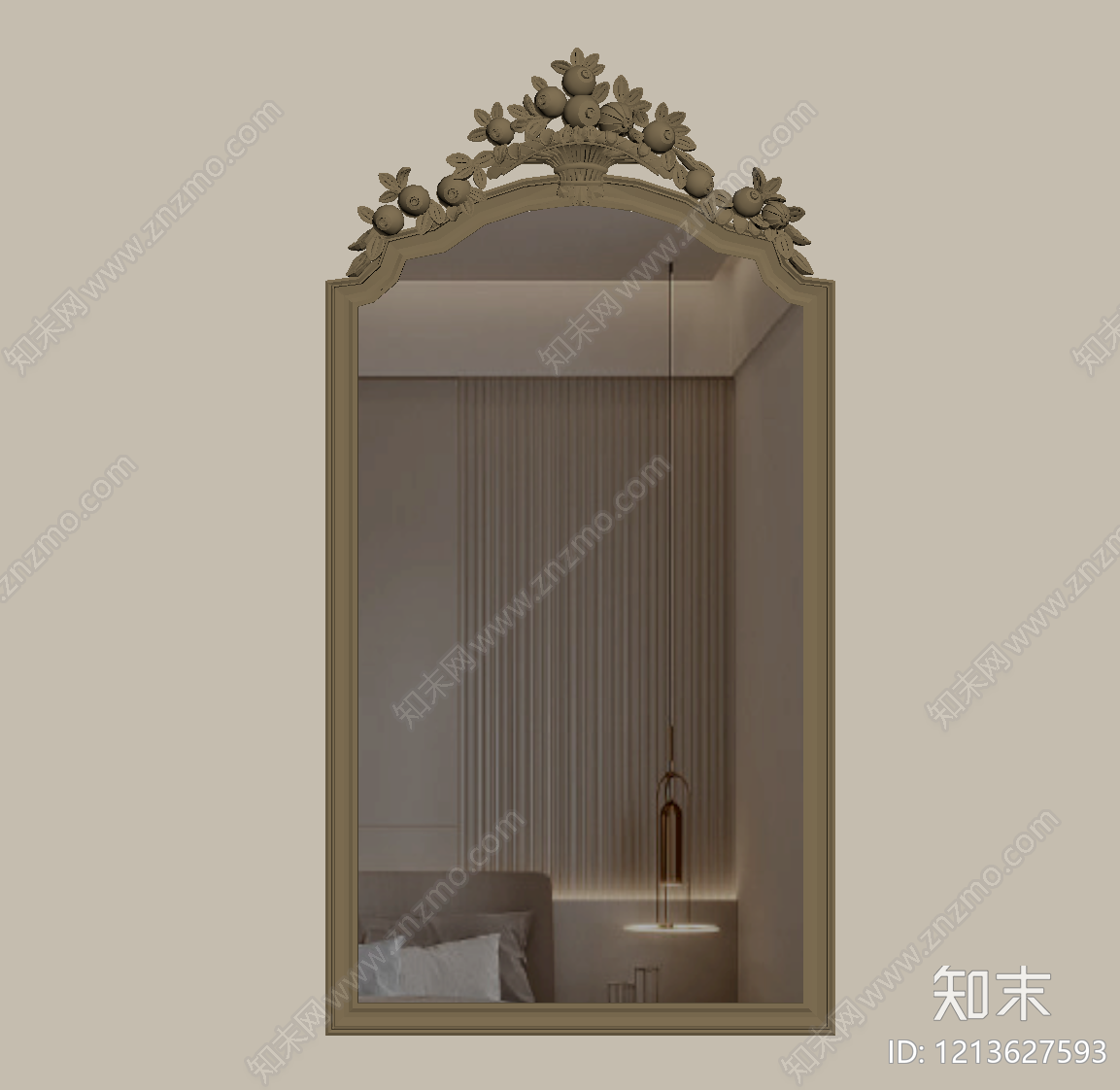 现代镜子SU模型下载【ID:1213627593】