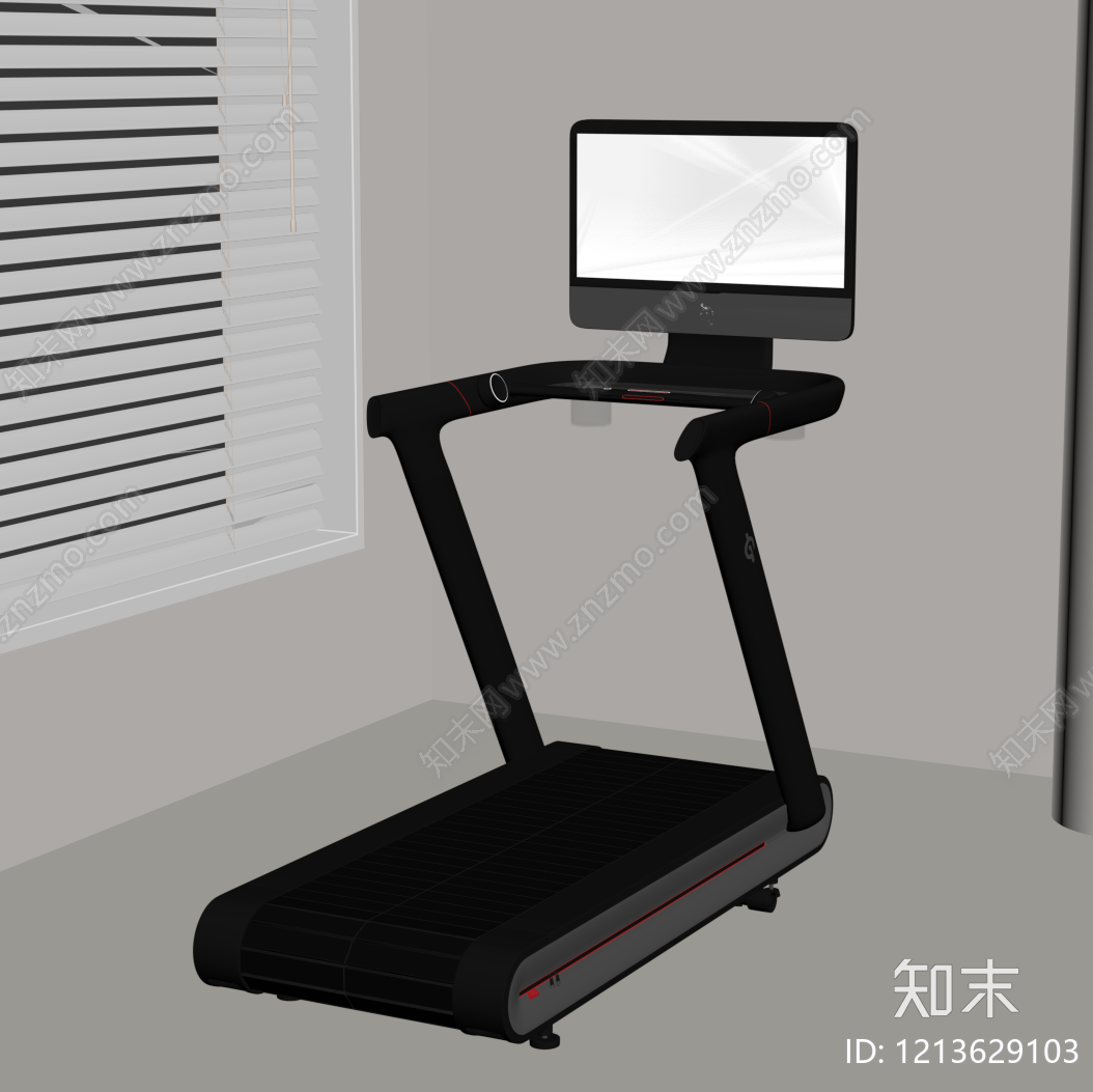 极简跑步机SU模型下载【ID:1213629103】