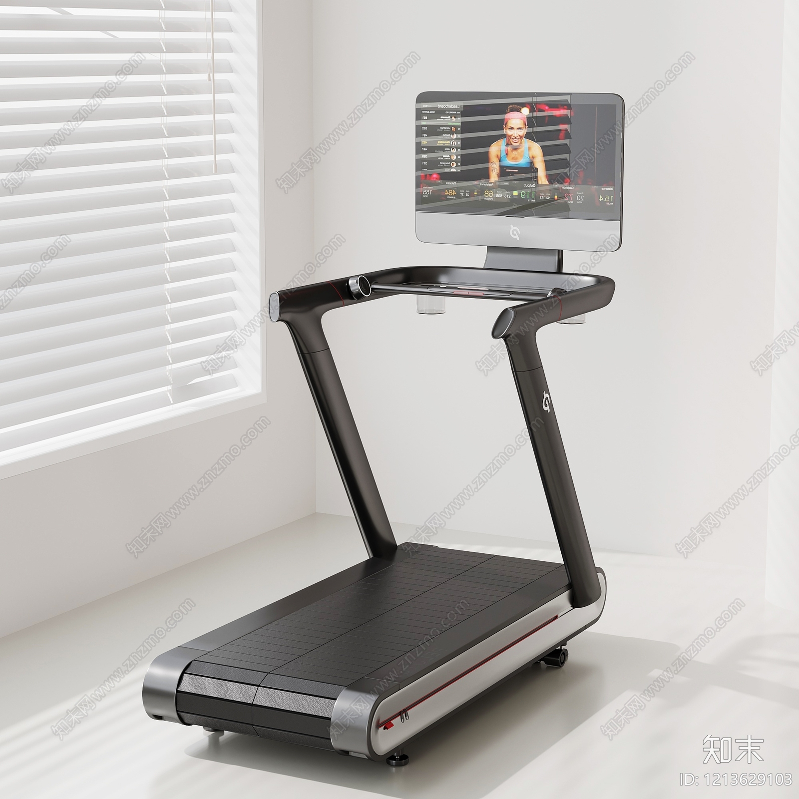 极简跑步机SU模型下载【ID:1213629103】