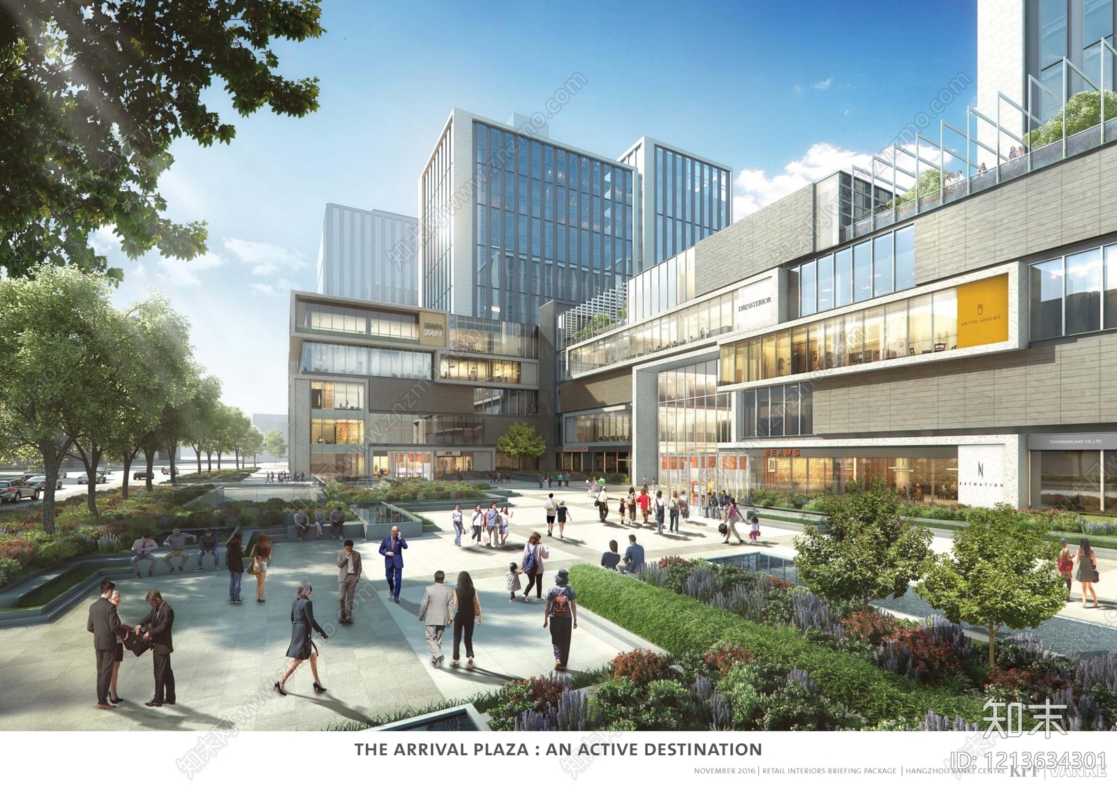 现代商业综合体建筑下载【ID:1213634301】