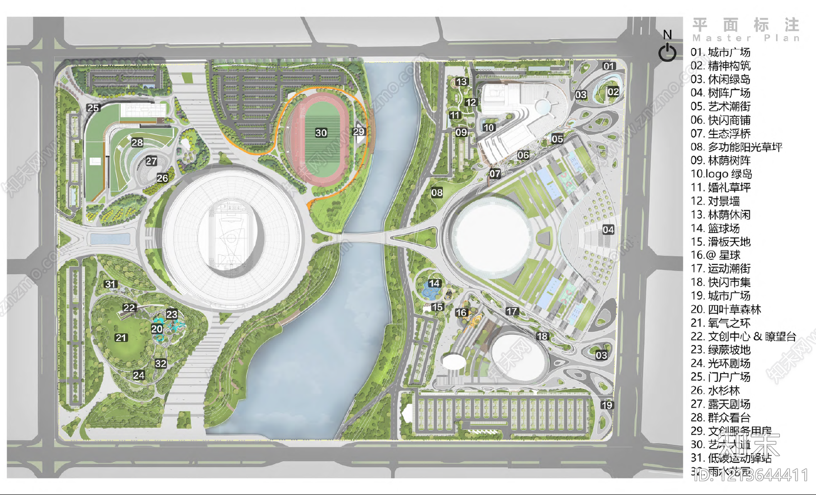 文化公园景观下载【ID:1213644411】
