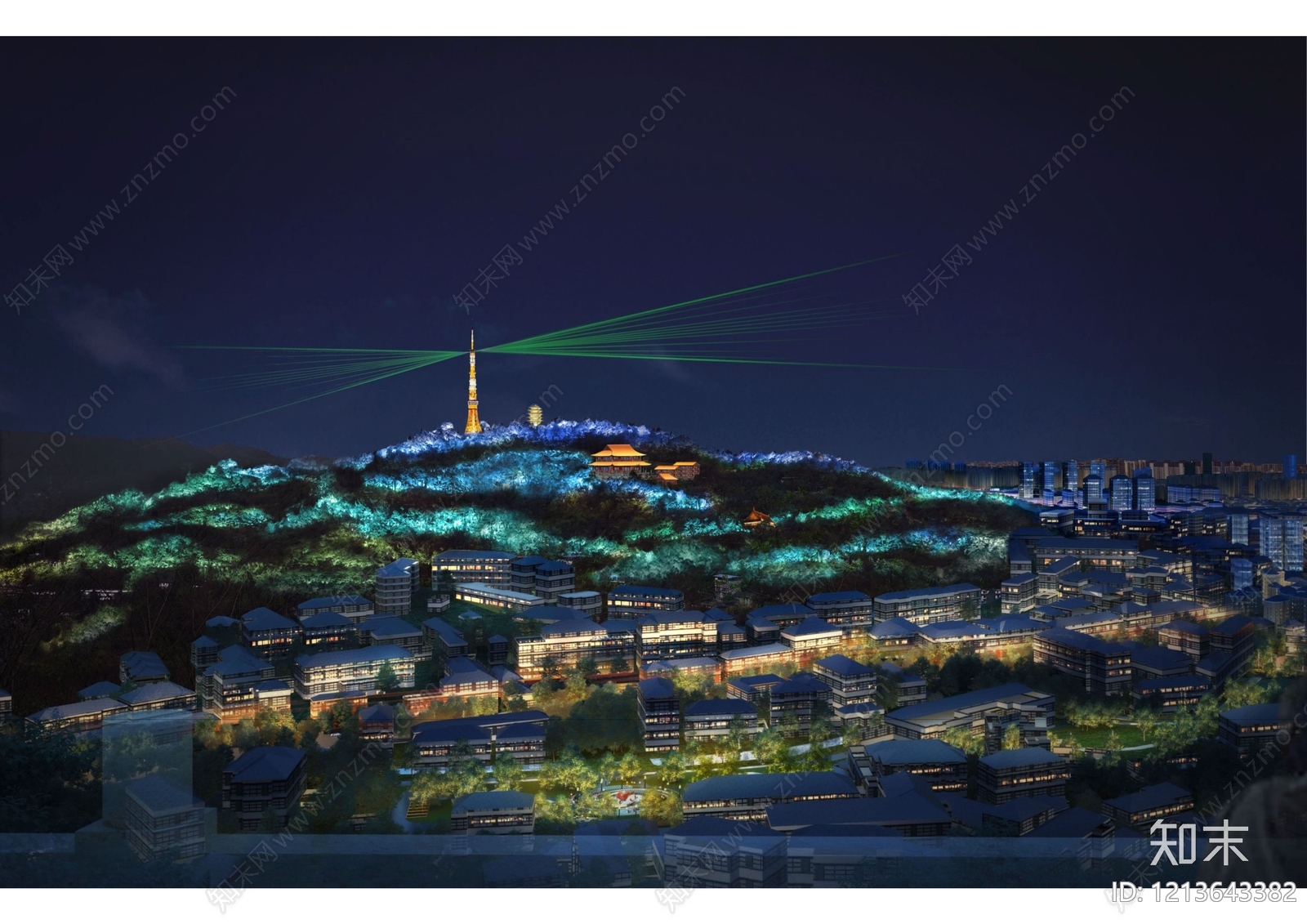 现代山地公园景观下载【ID:1213643382】