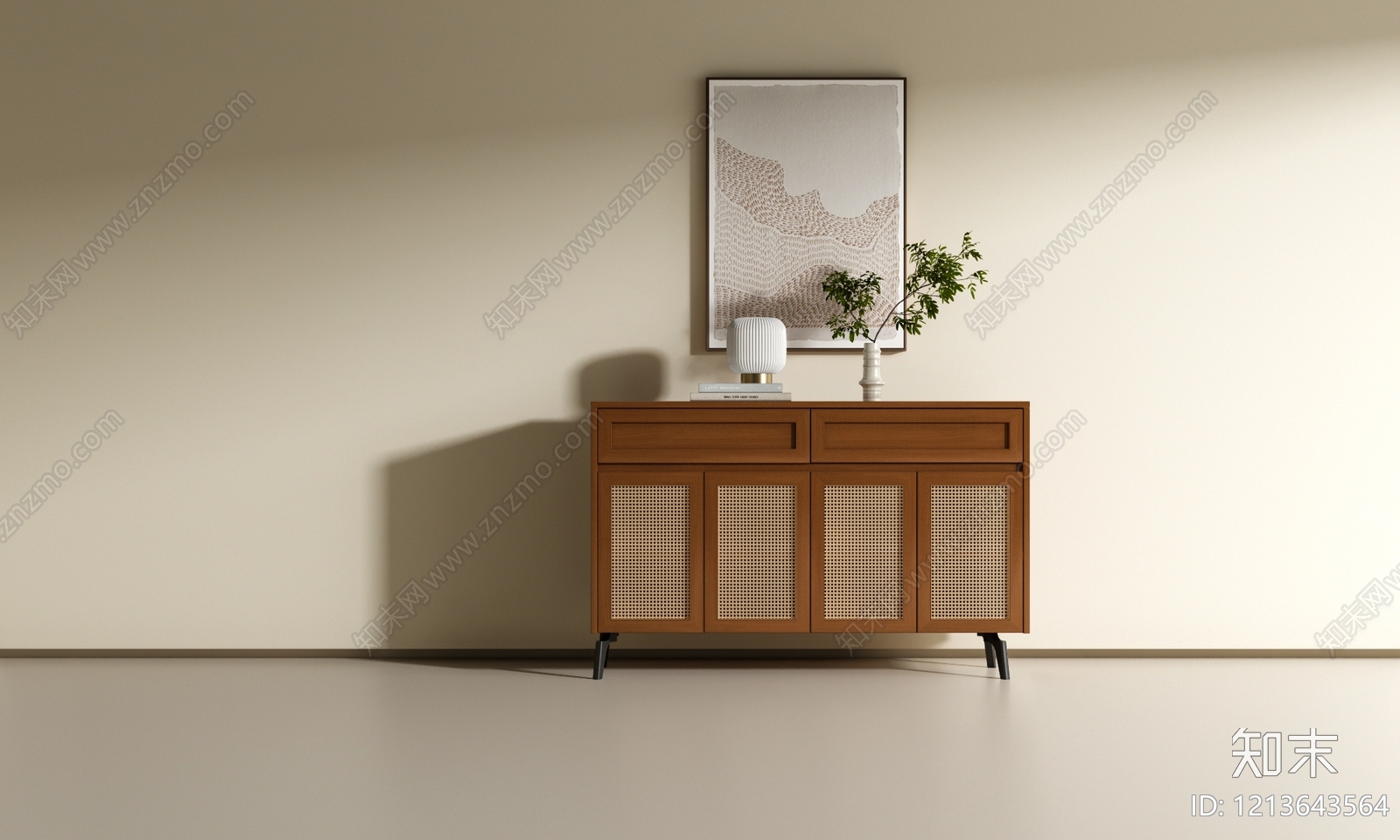 中古玄关柜SU模型下载【ID:1213643564】