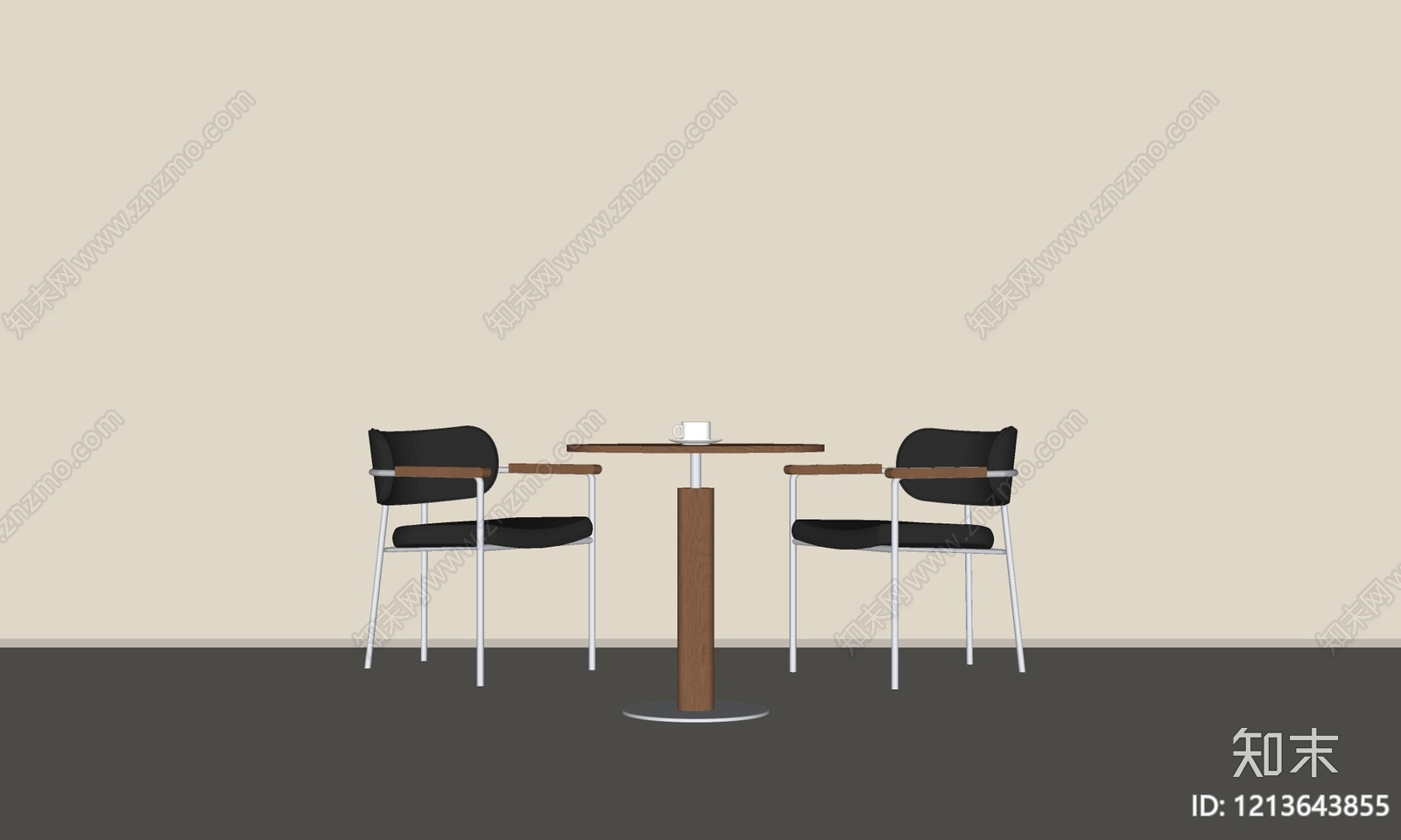 现代休闲桌椅SU模型下载【ID:1213643855】