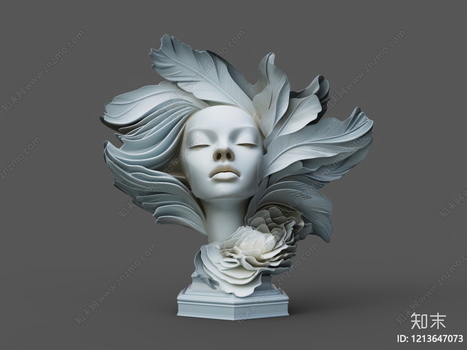 新古典主义雕塑风格雕塑摆件SU模型下载【ID:1213647073】