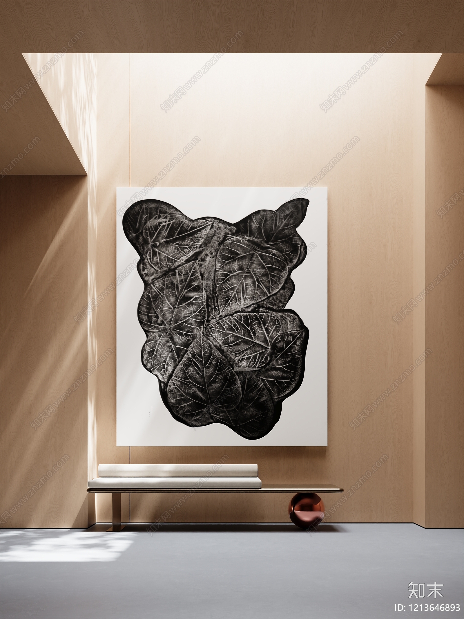 现代挂画SU模型下载【ID:1213646893】