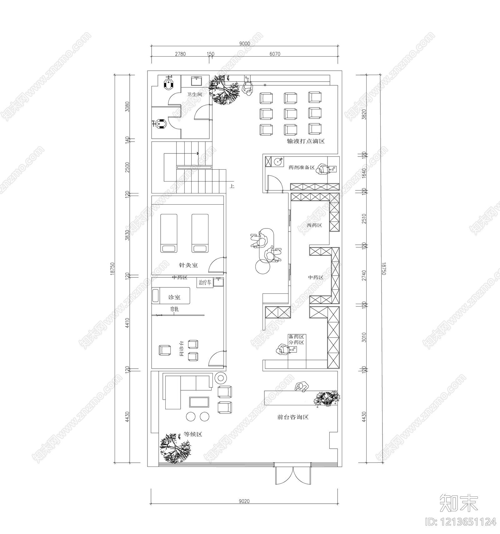 现代医院CAD图纸