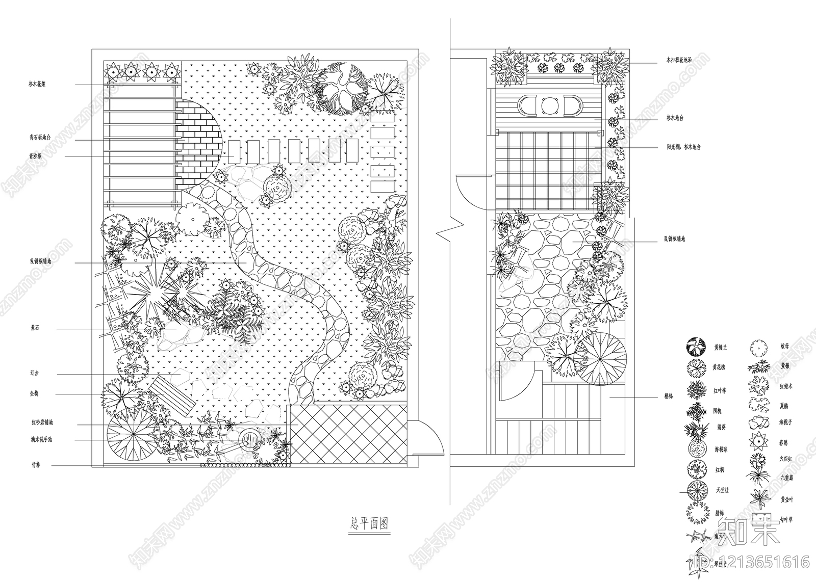 现代其他景观cad施工图下载【ID:1213651616】