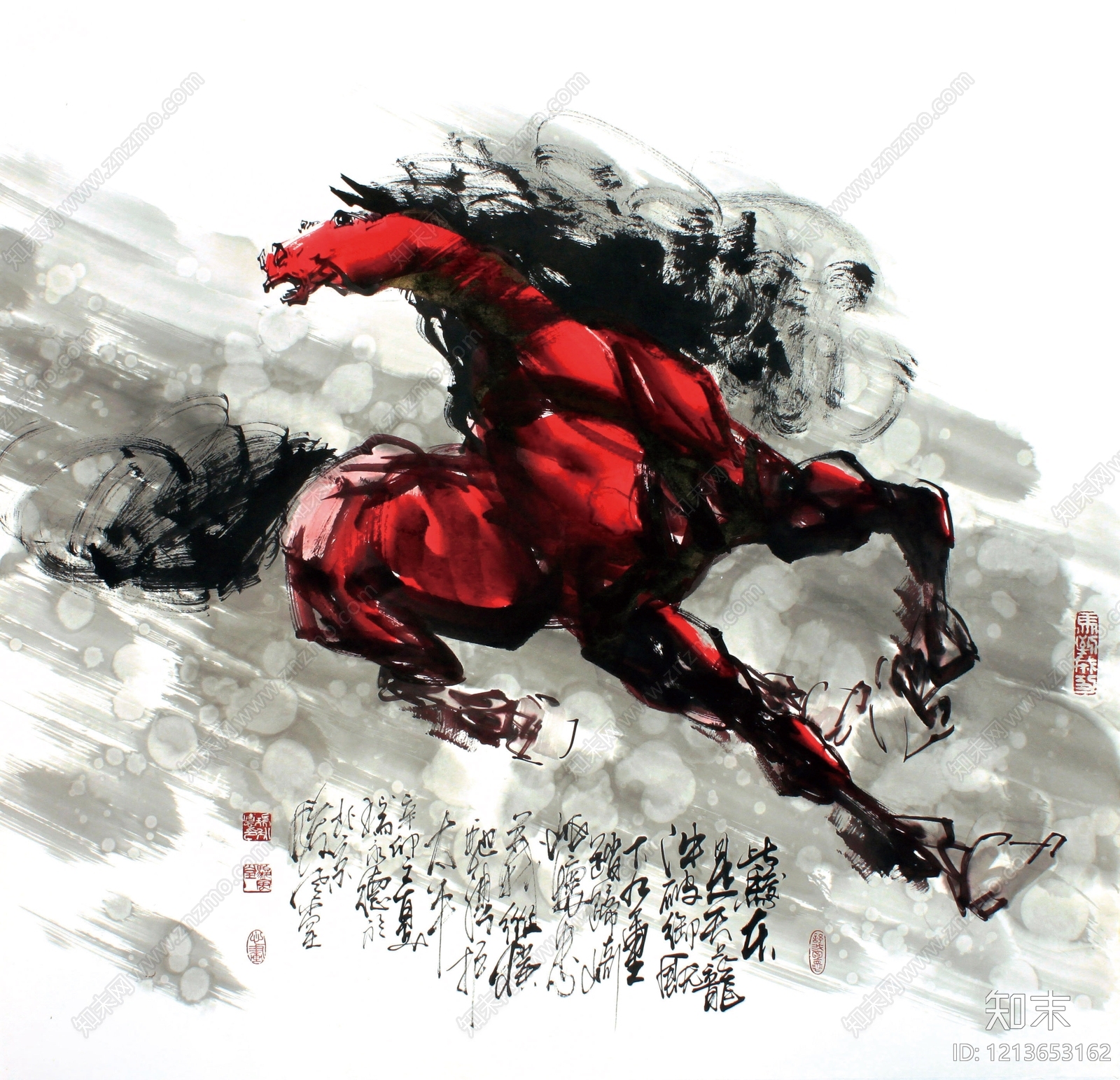 水墨画贴图下载【ID:1213653162】