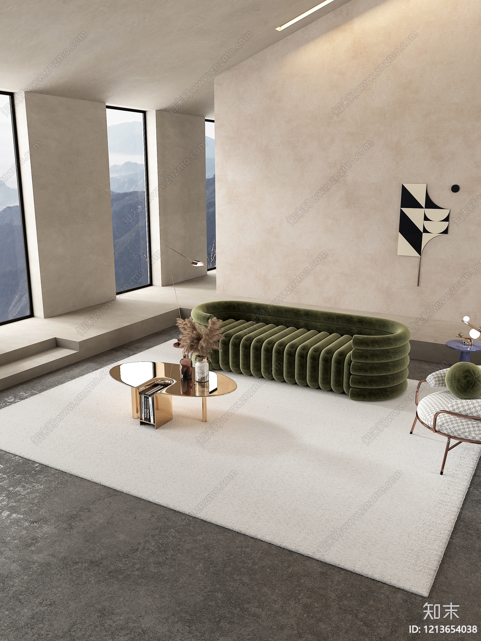 现代简约其他商业空间3D模型下载【ID:1213654038】
