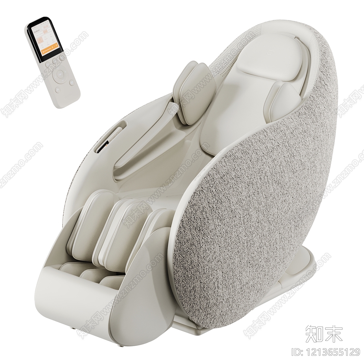 奶油风按摩椅3D模型下载【ID:1213655129】