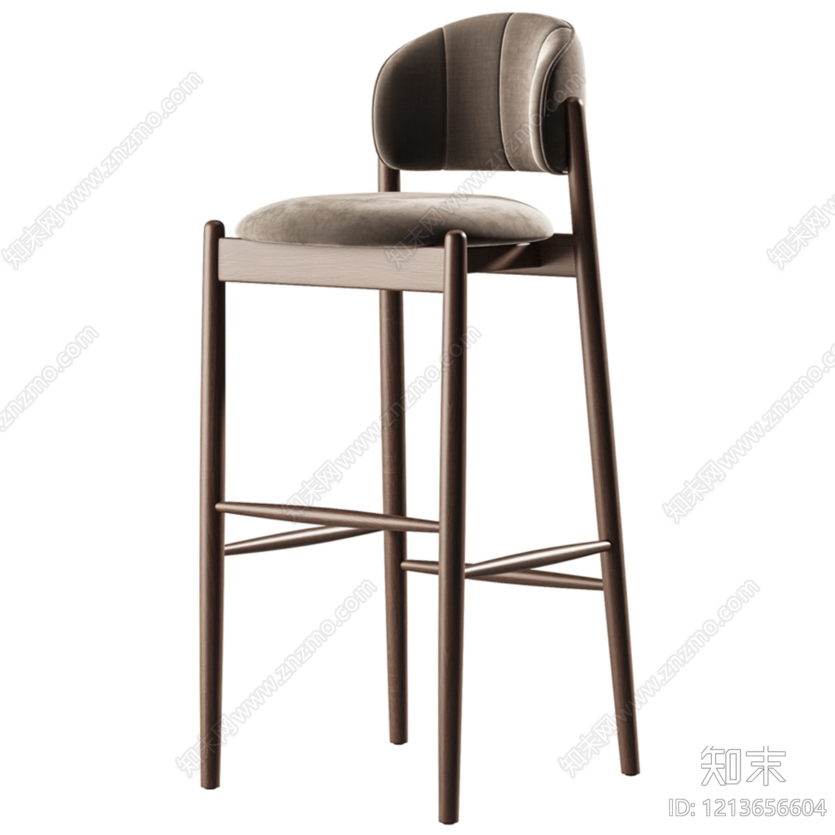 现代简约吧椅3D模型下载【ID:1213656604】