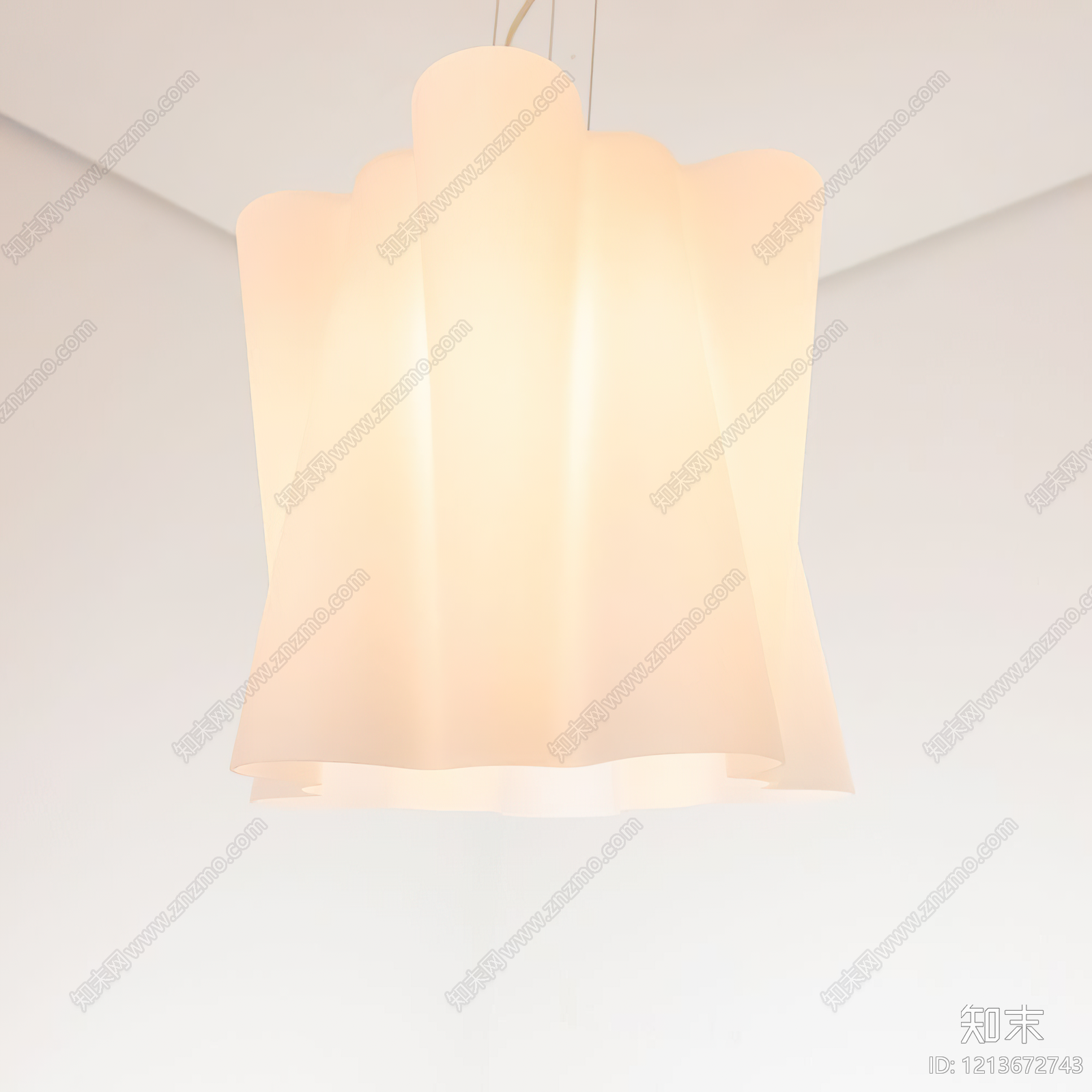 现代吊灯SU模型下载【ID:1213672743】