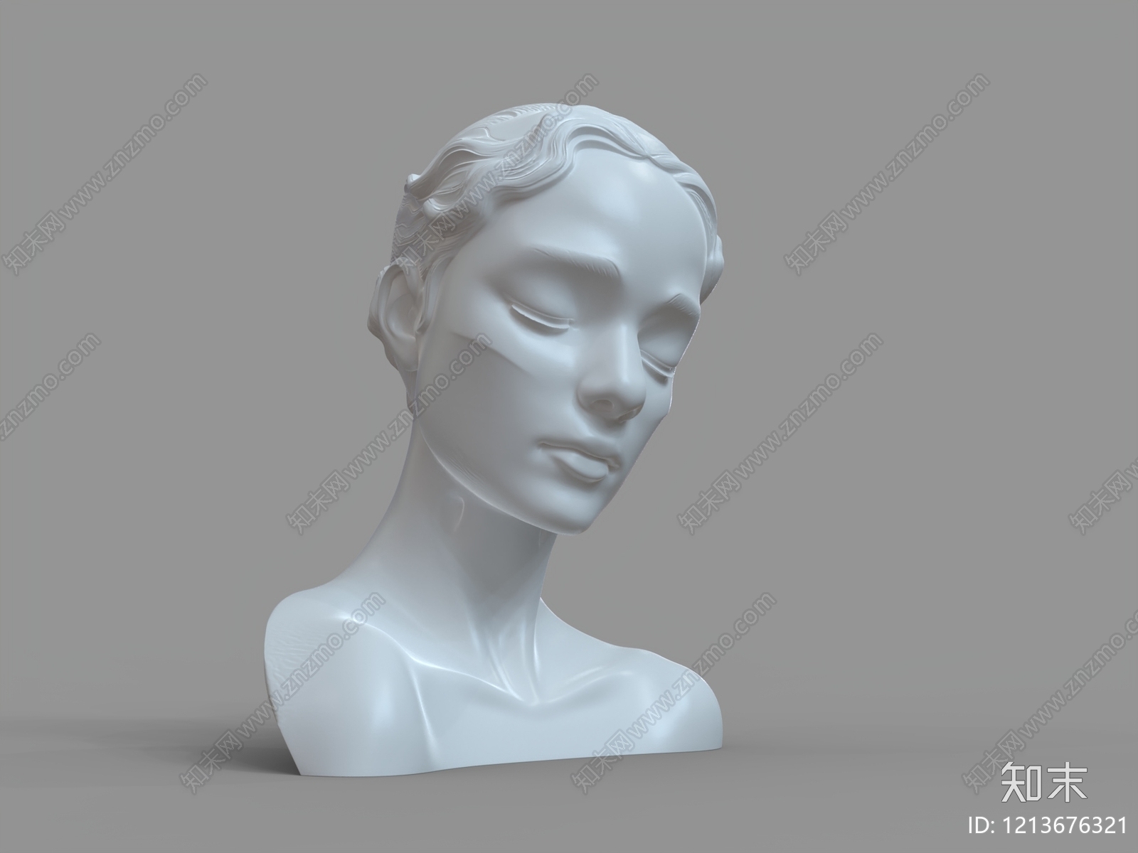 新古典主义雕塑摆件SU模型下载【ID:1213676321】