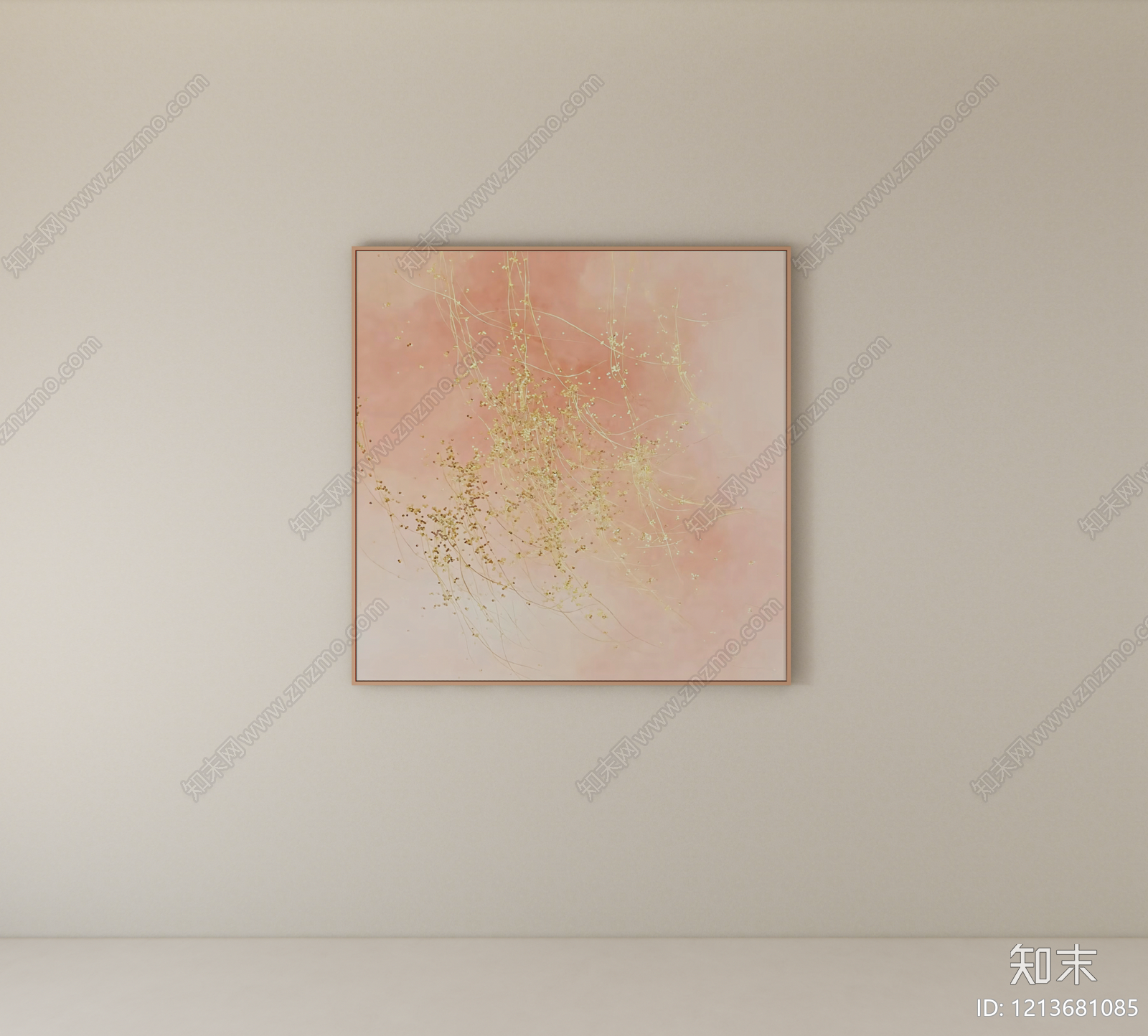 现代装饰画SU模型下载【ID:1213681085】