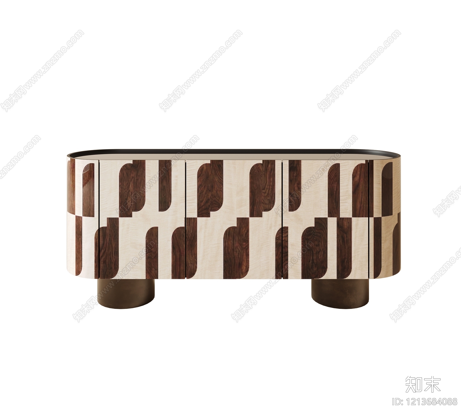 现代轻奢餐边柜3D模型下载【ID:1213684088】