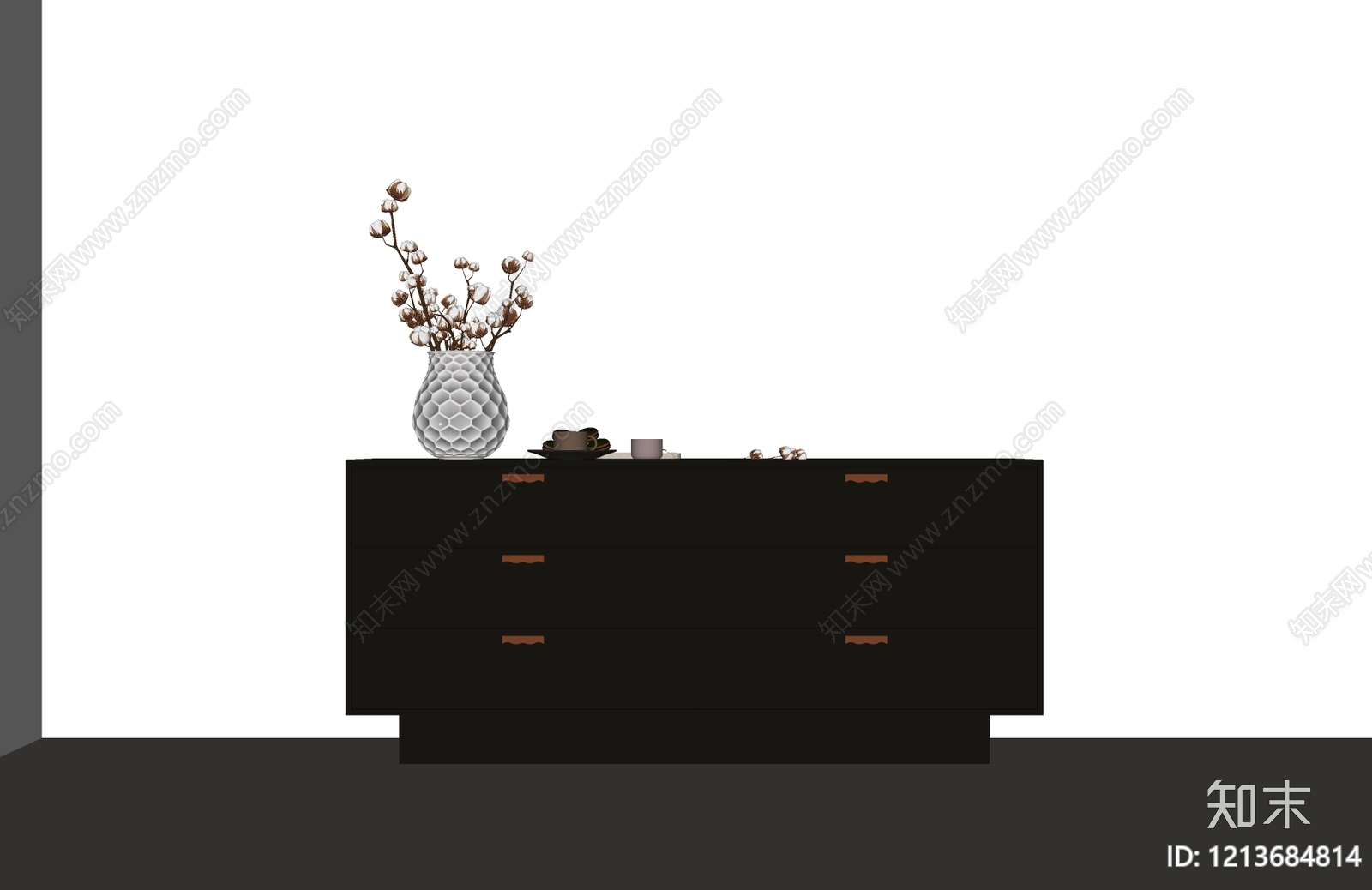 现代简约斗柜SU模型下载【ID:1213684814】