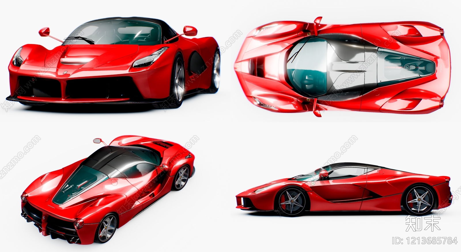 意式超跑设计风格汽车展台SU模型下载【ID:1213685784】