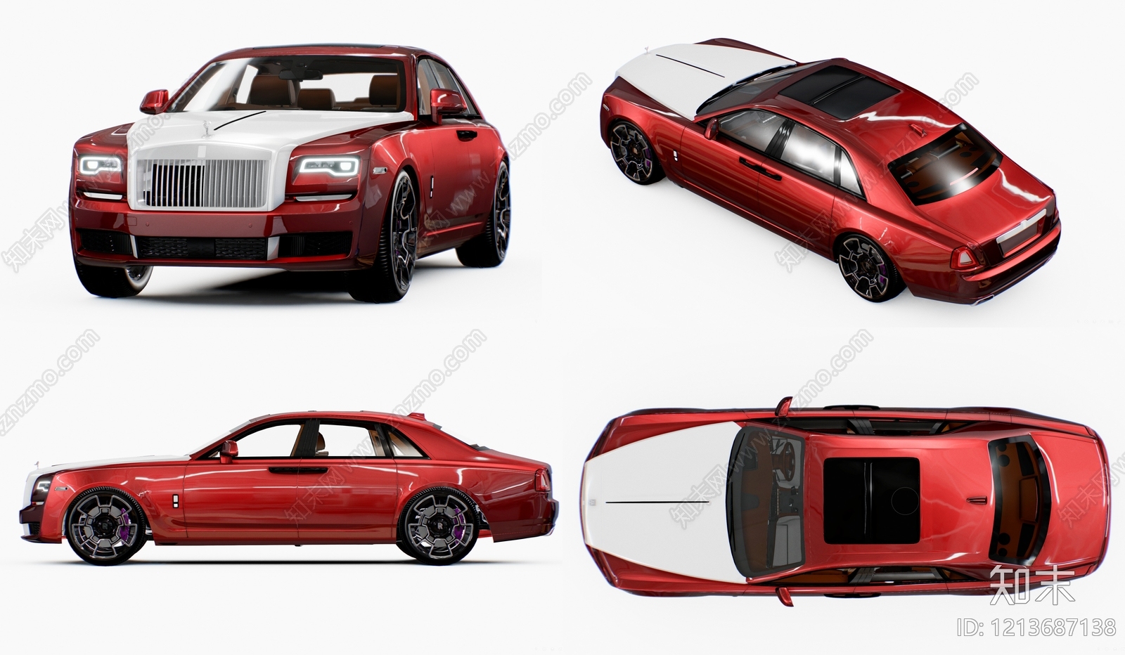 现代奢华汽车展台SU模型下载【ID:1213687138】