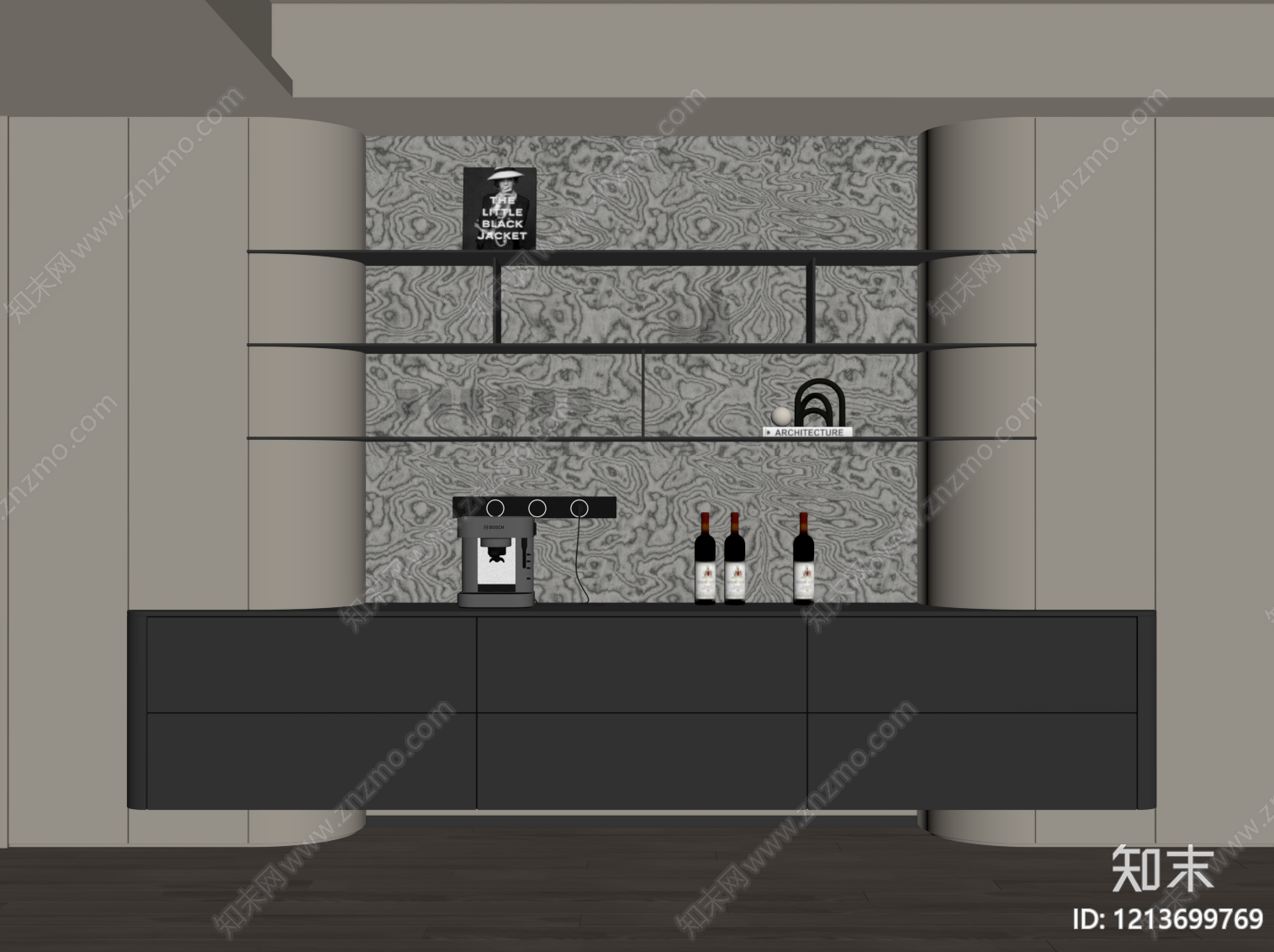 XX酒柜SU模型下载【ID:1213699769】