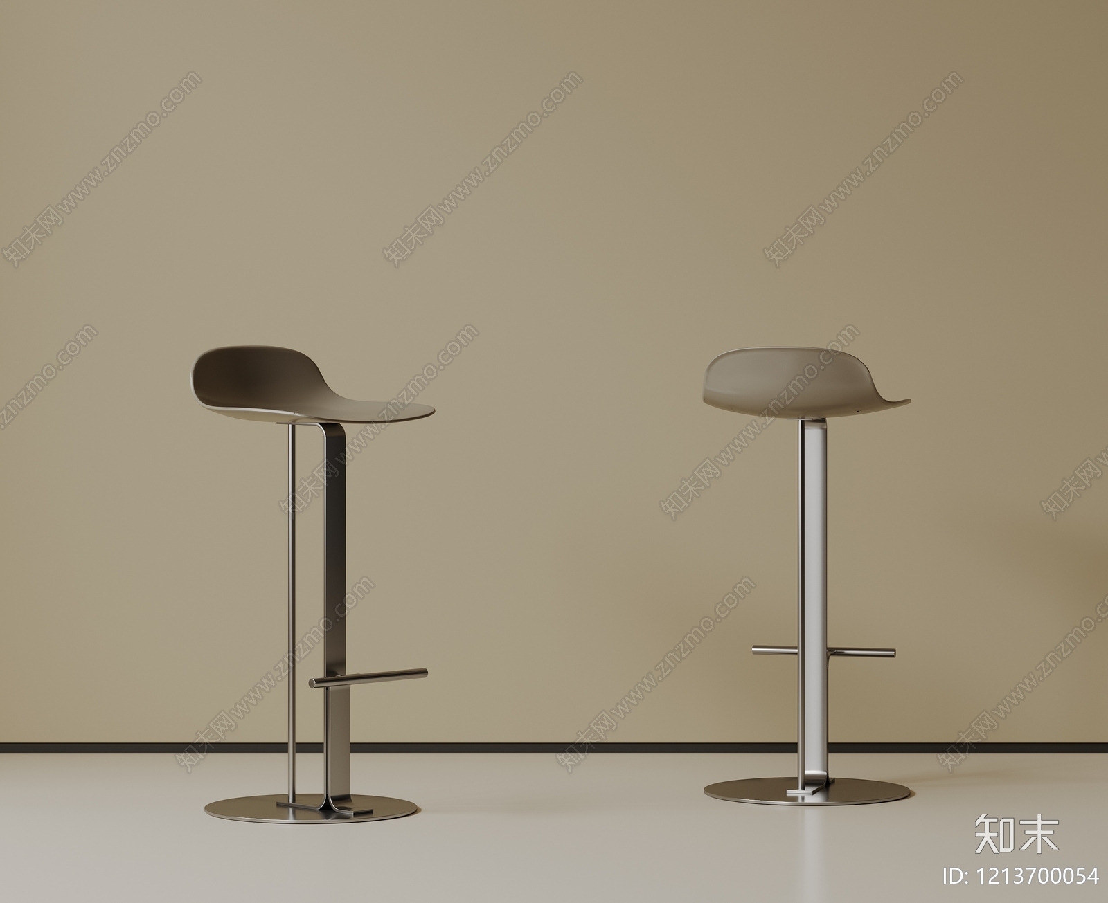 极简吧椅3D模型下载【ID:1213700054】