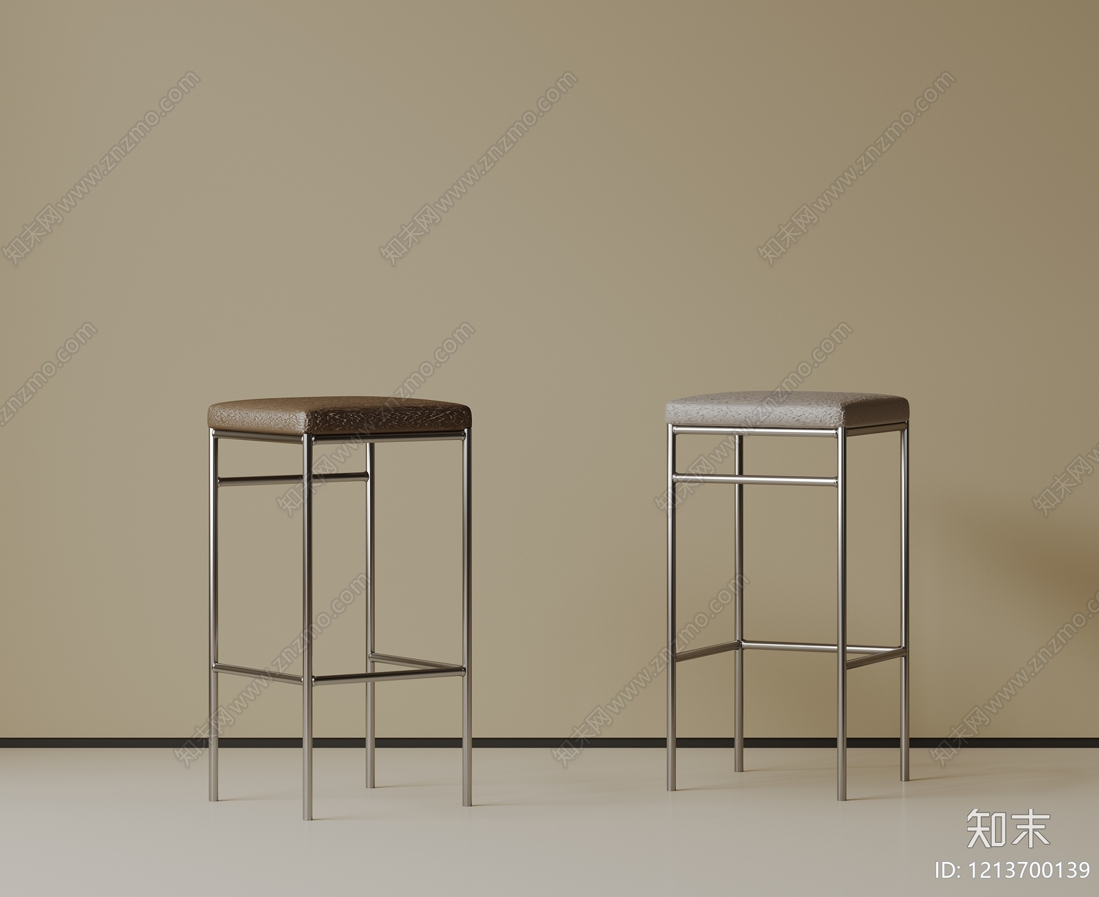 极简吧凳3D模型下载【ID:1213700139】