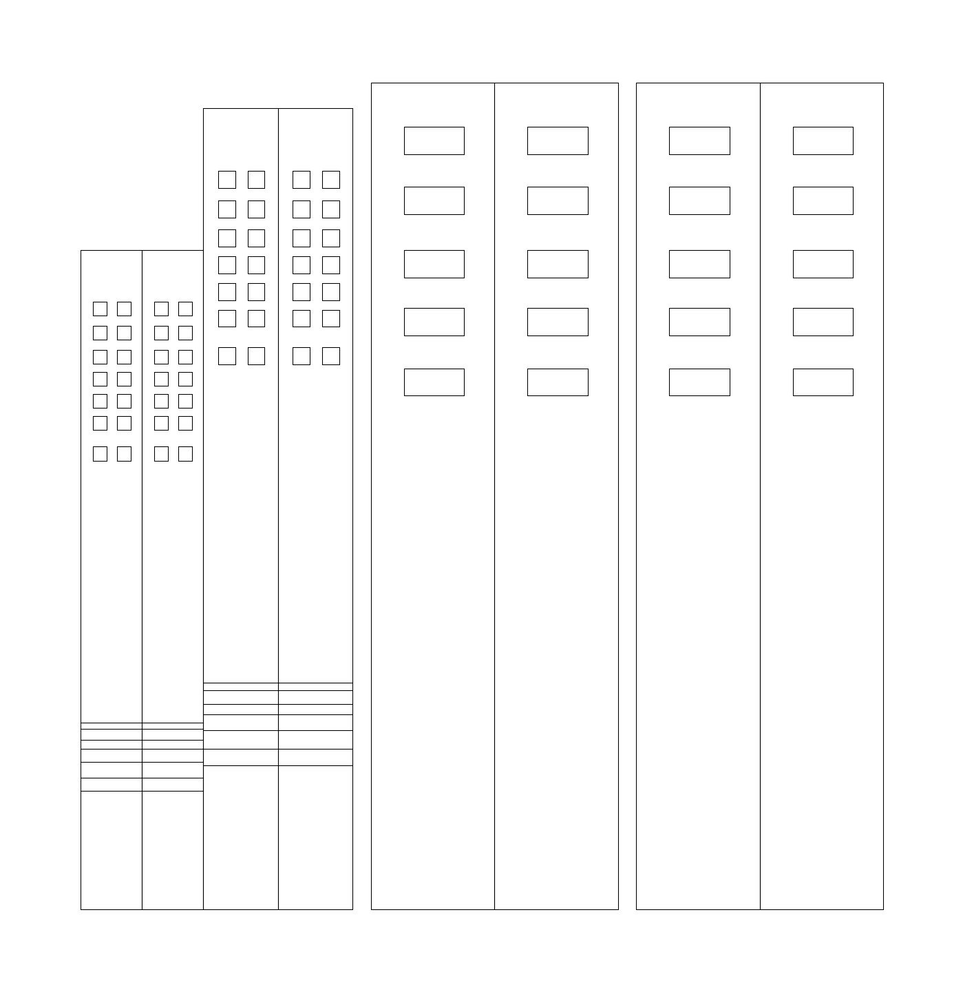 衣柜酒柜储物柜超全柜体类模型图块2004施工图施工图下载【ID:1213837824】
