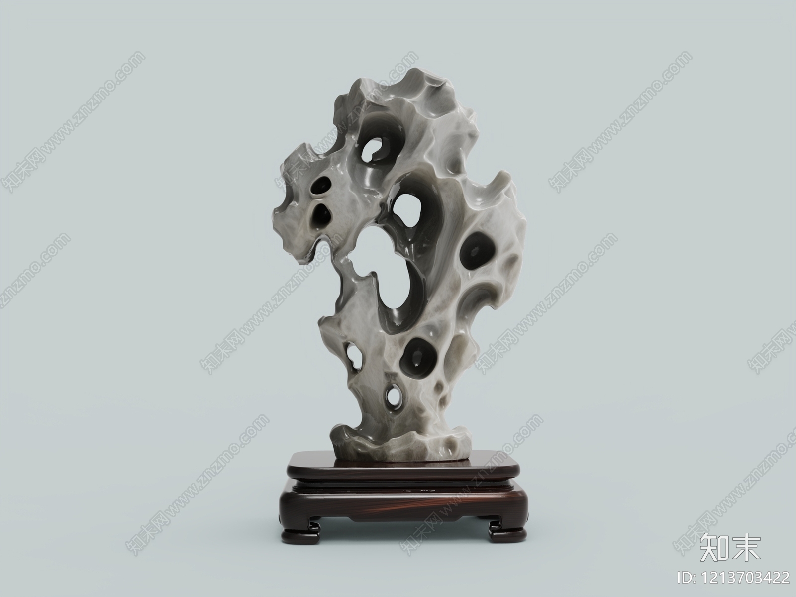 新中式雕塑摆件3D模型下载【ID:1213703422】