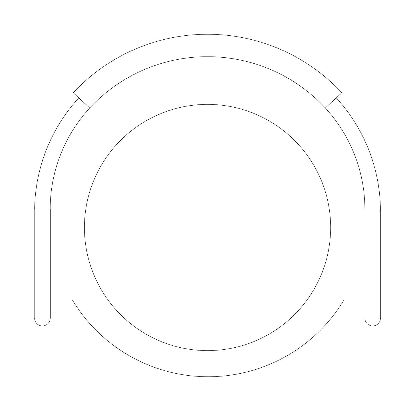 现代五金管件CAD图纸