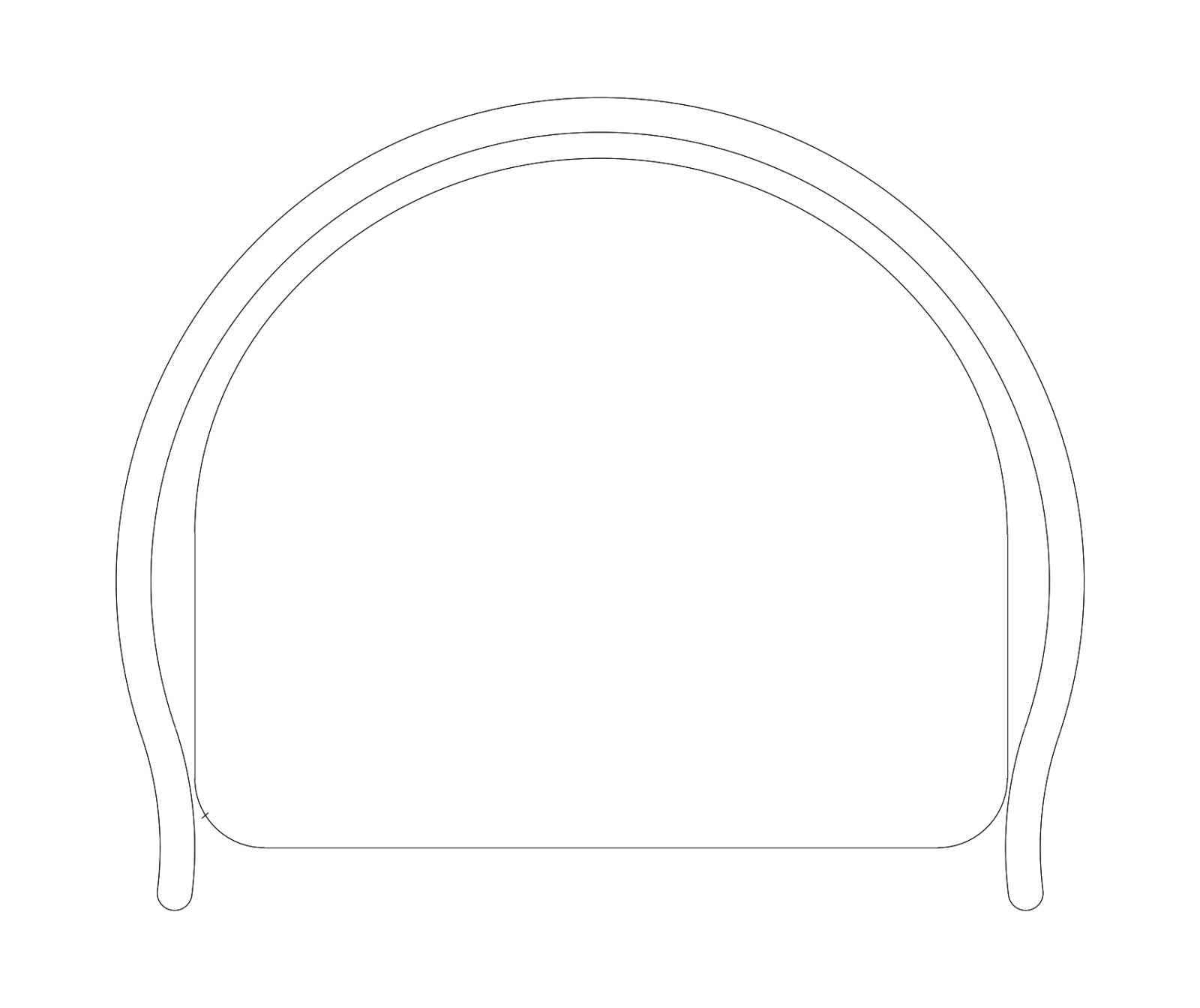 现代床CAD图纸