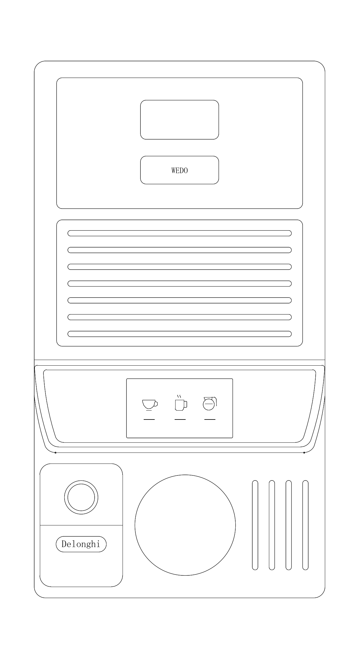 现代中古柜子餐边柜橱柜电视柜吊柜柜子立面图施工图施工图下载【ID:1213842673】