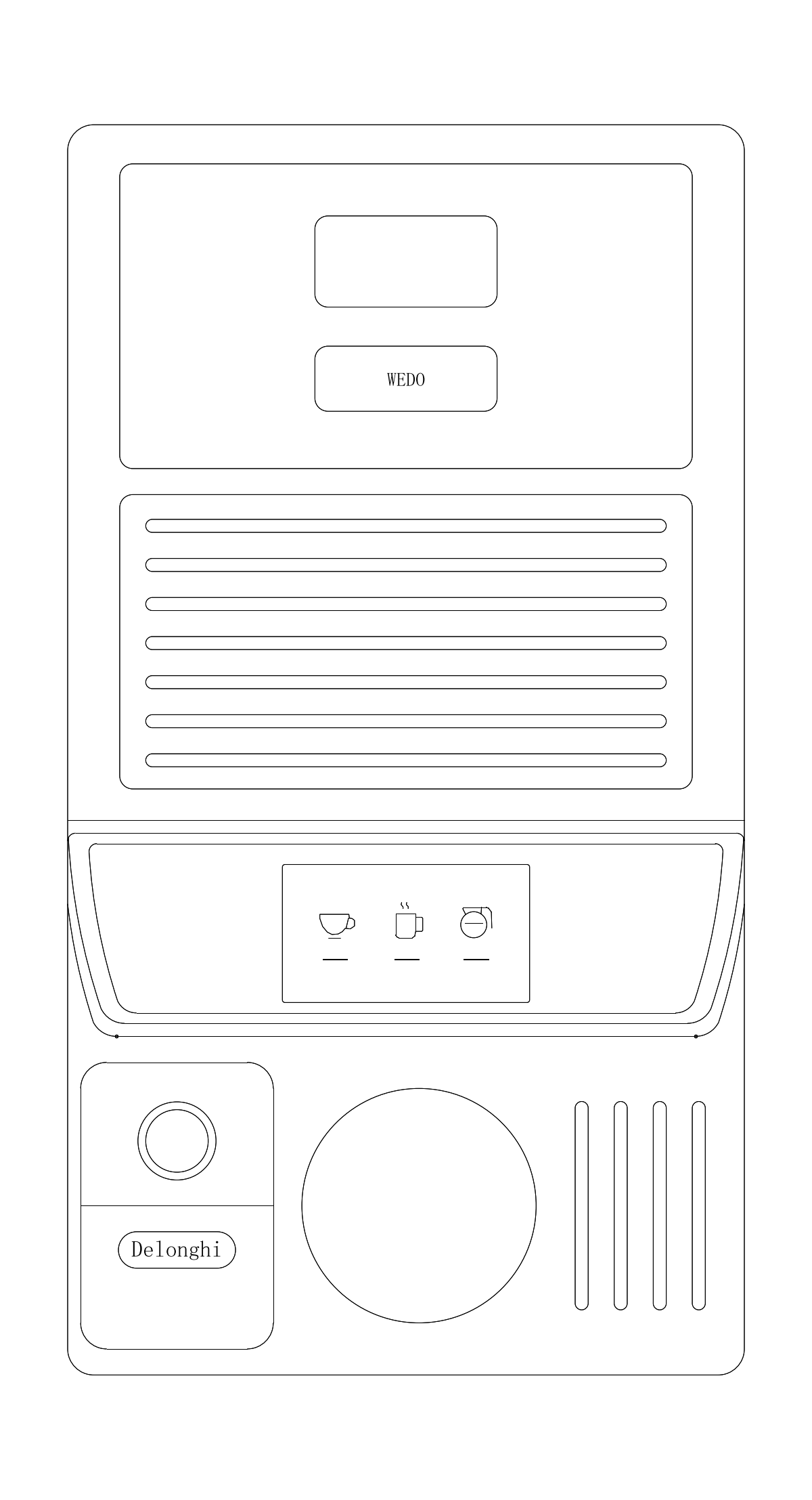 现代中古柜子餐边柜橱柜电视柜吊柜柜子立面图施工图施工图下载【ID:1213842674】