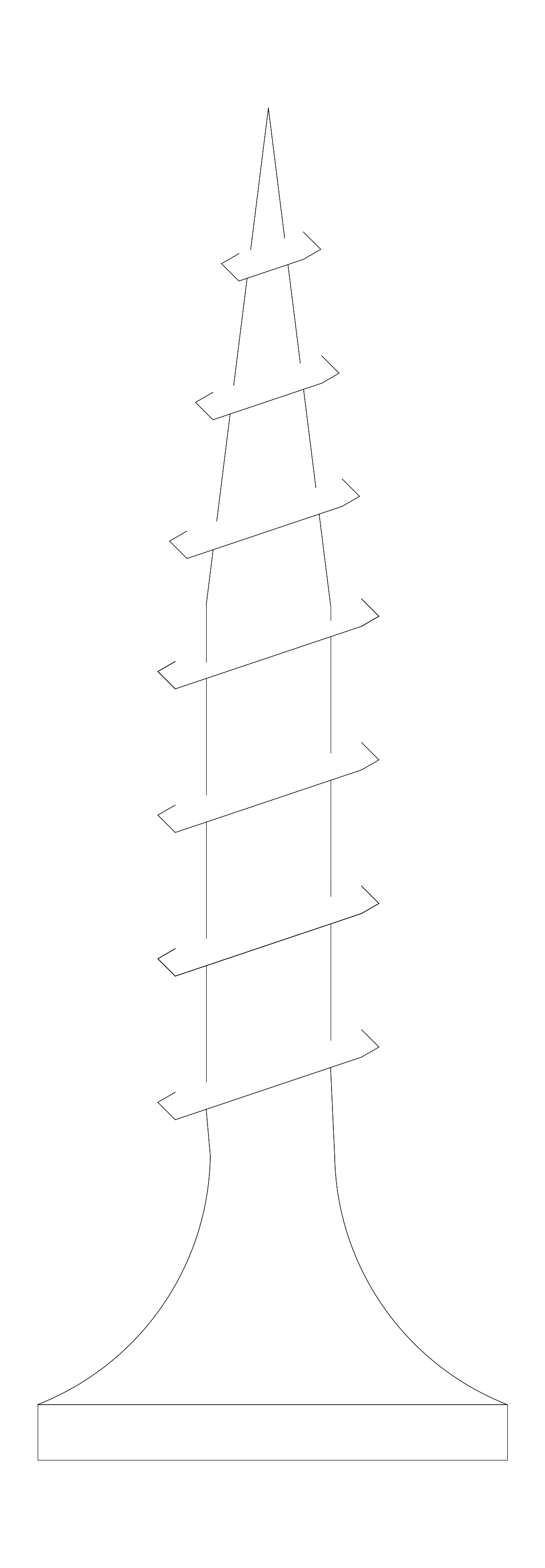 异形楼梯弧形旋转楼梯详图施工图施工图下载【ID:1213843146】