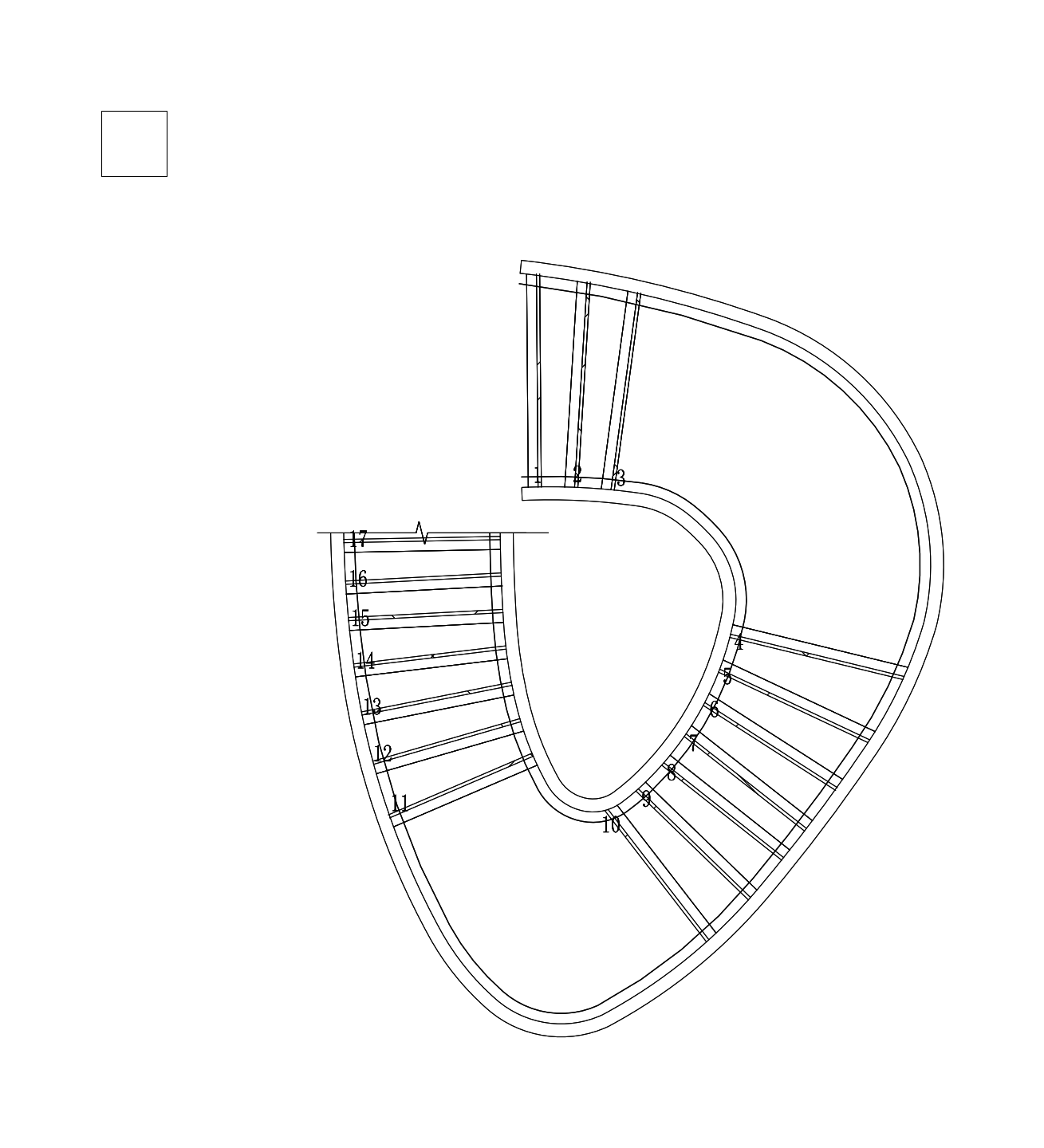 异形楼梯弧形旋转楼梯详图施工图施工图下载【ID:1213843178】