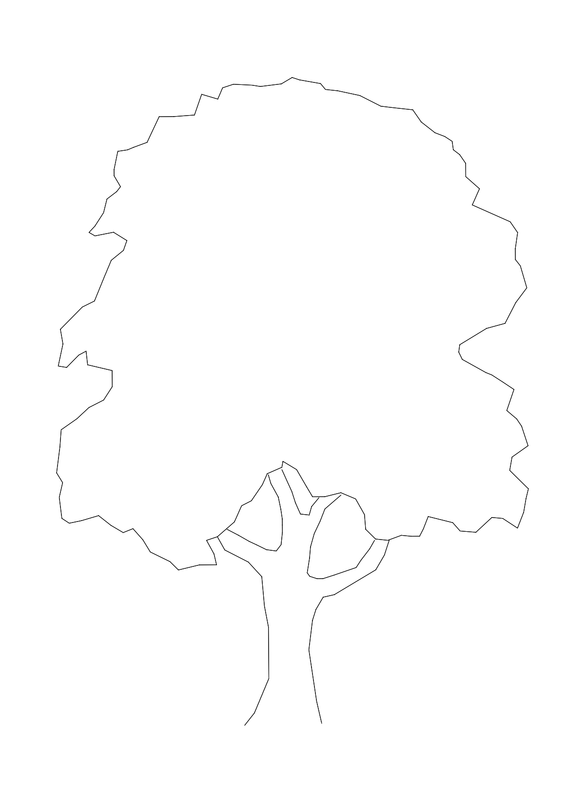 乔木种植CAD图纸