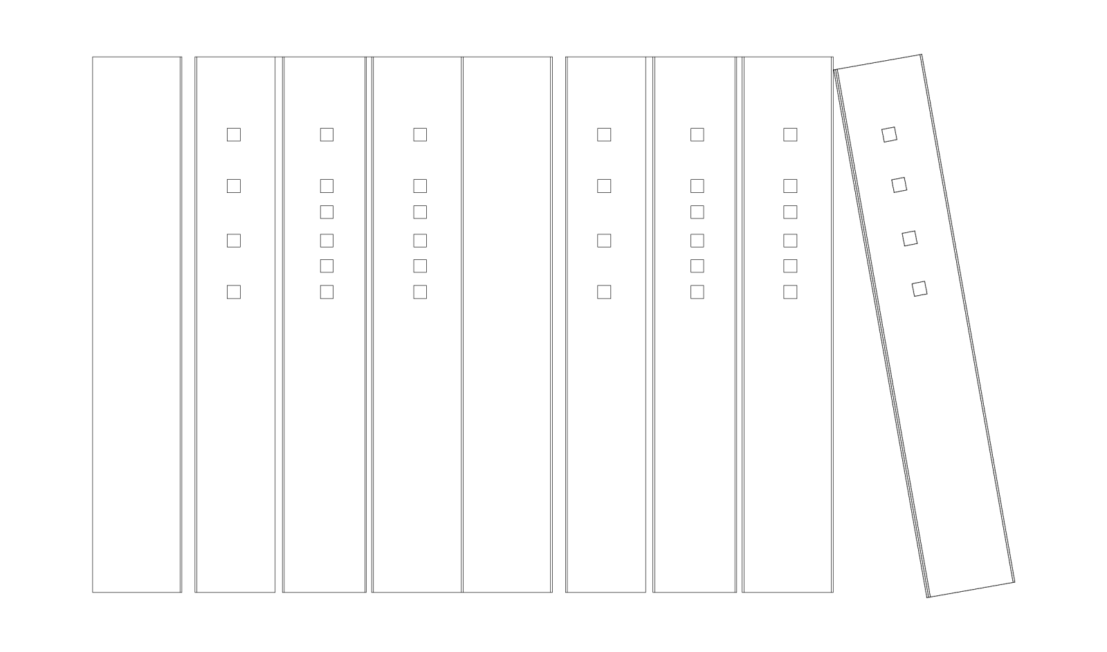 现代极简柜子动态图块衣柜全屋定制动态块柜子施工图施工图下载【ID:1213845624】
