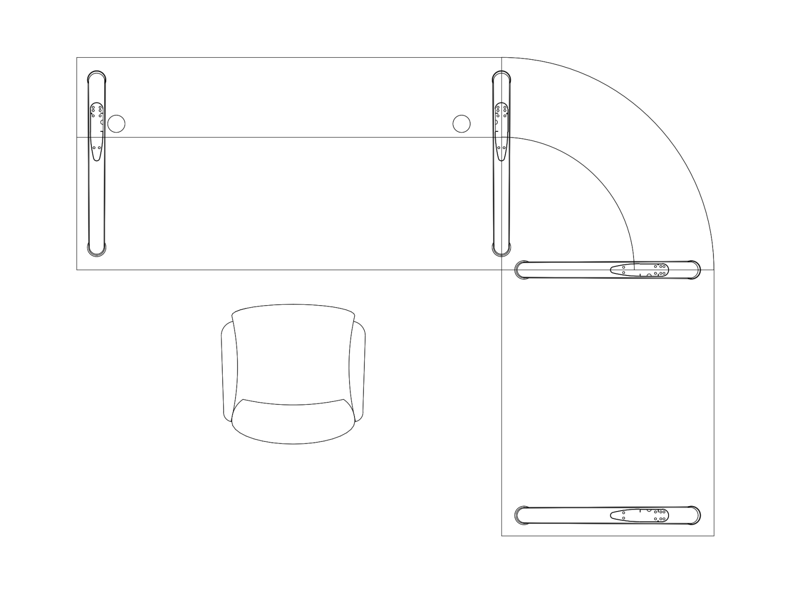 现代吧台服务前台接待台前台图块室内工装酒店办公室公司前台图块图块吧台工作台施工图施工图下载【ID:1213846836】