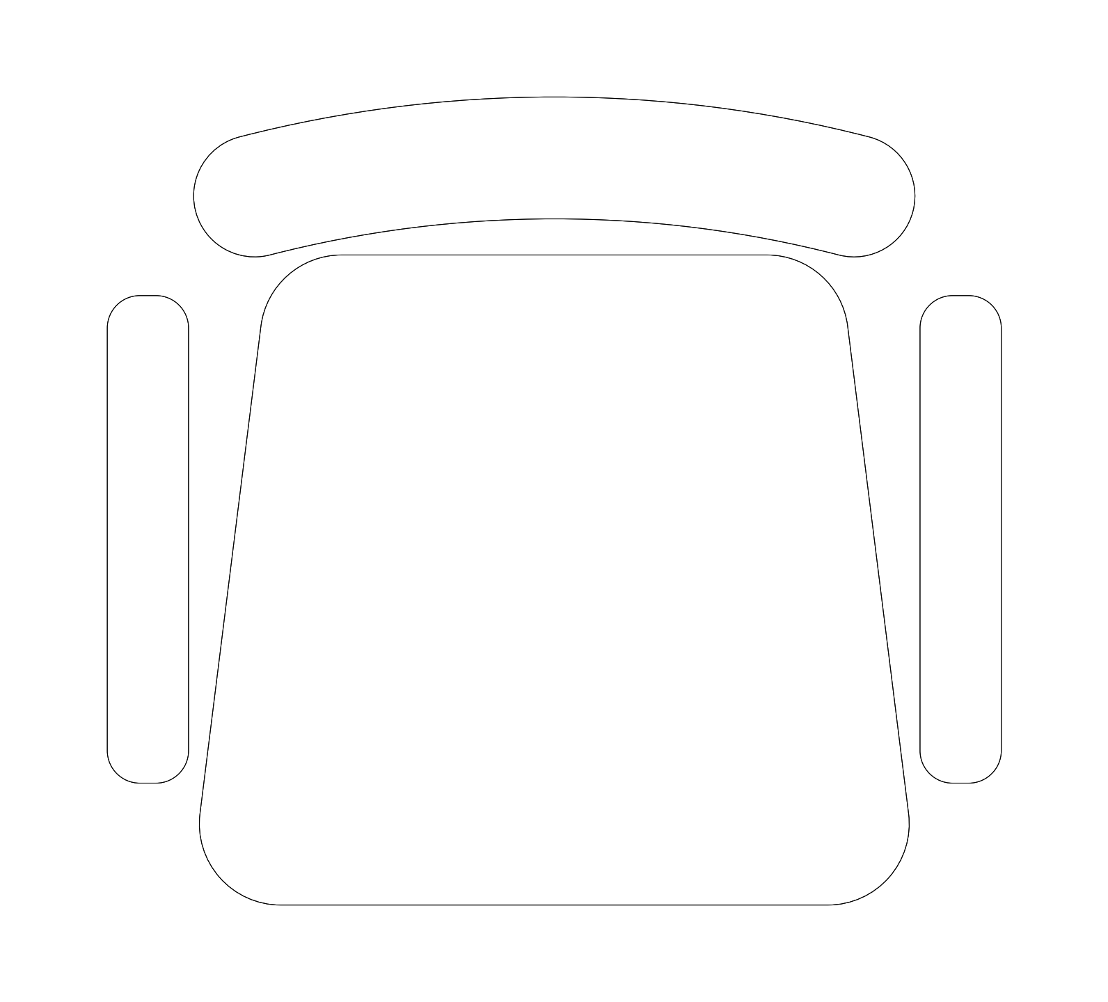 现代椅子CAD图纸