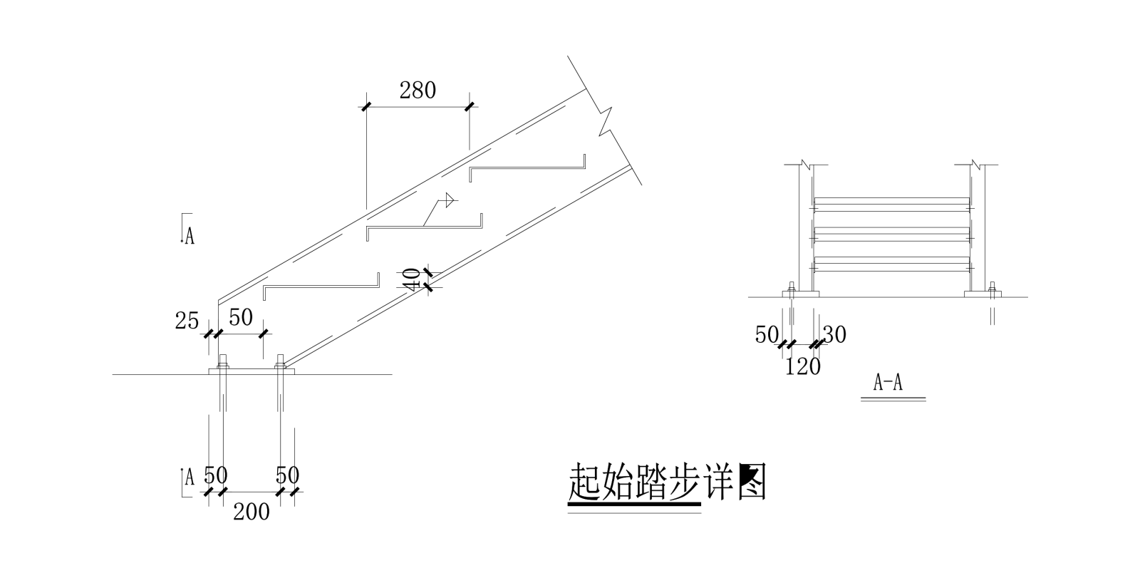 钢结构楼梯楼梯楼梯节点室外楼梯室内楼梯施工图施工图下载【ID:1213847971】